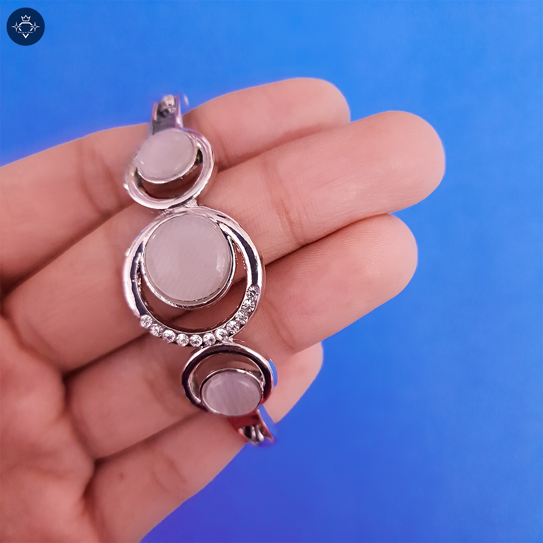 Moonstone Silver Bracelet