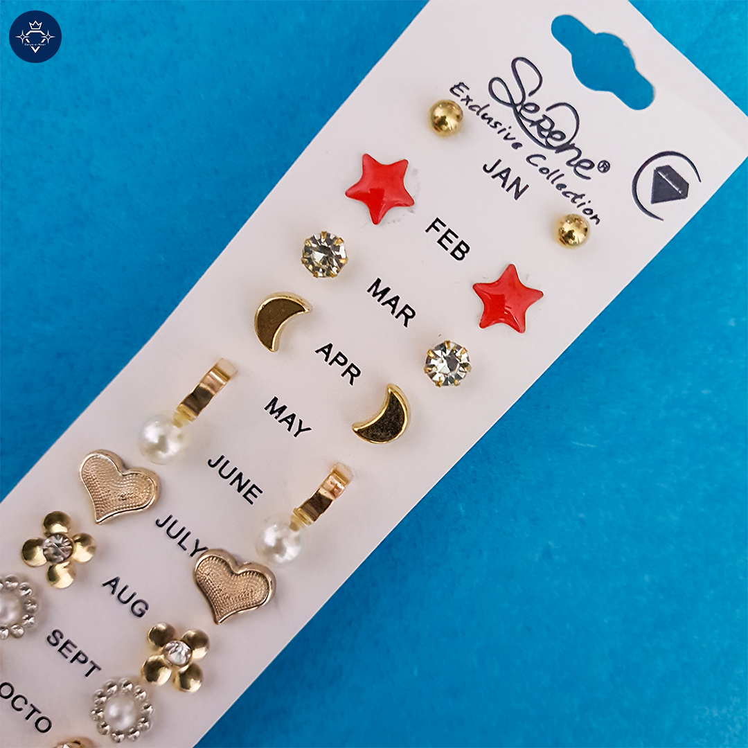Monthly Earring Set
