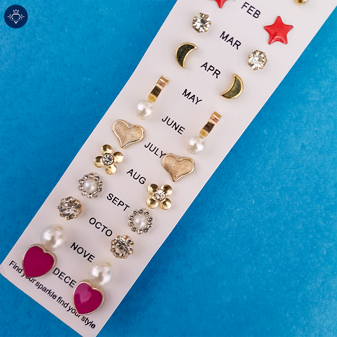 Monthly Earring Set
