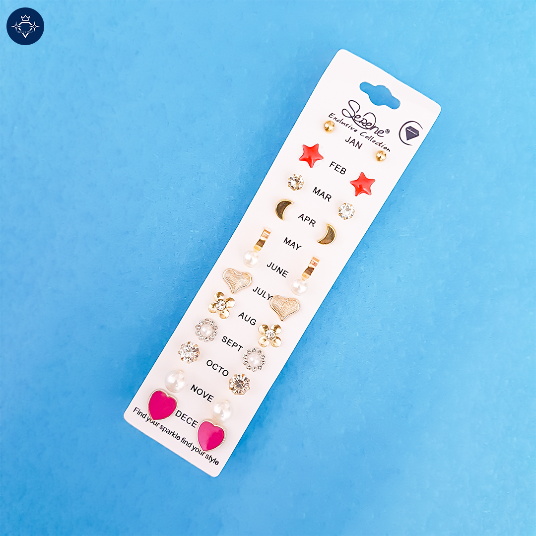 Monthly Earring Set