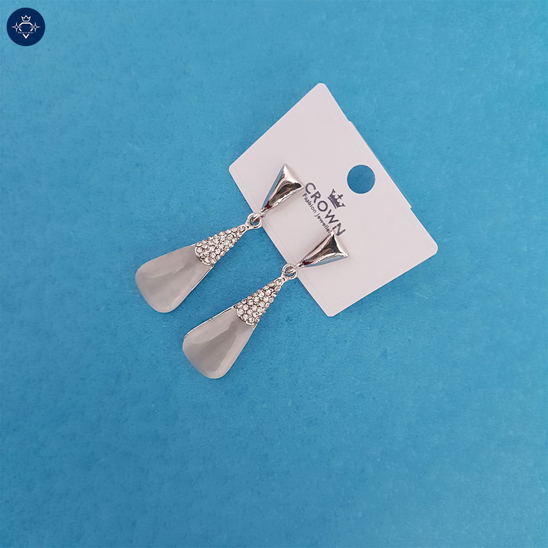 Elegant Silver Drop Earrings