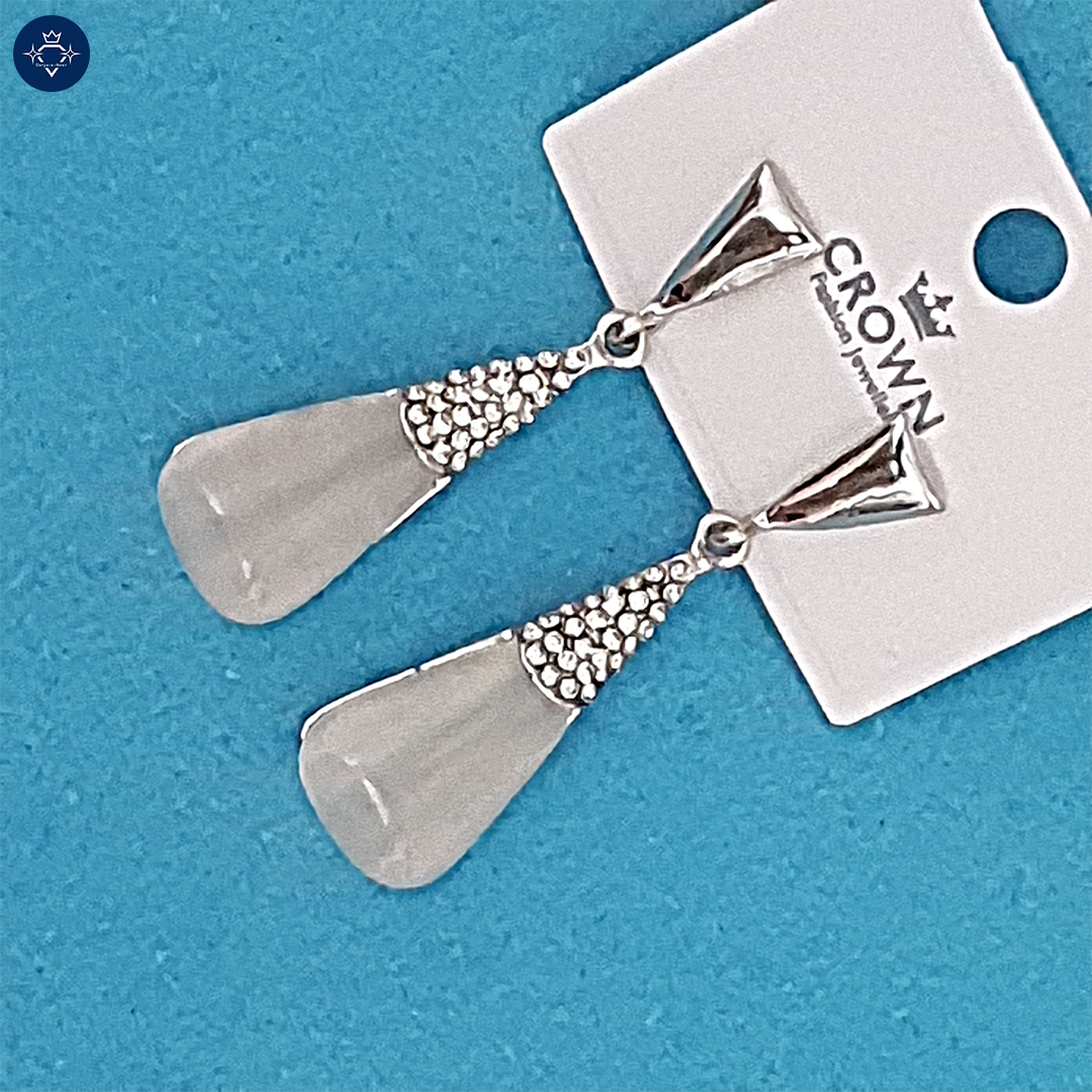 Elegant Silver Drop Earrings