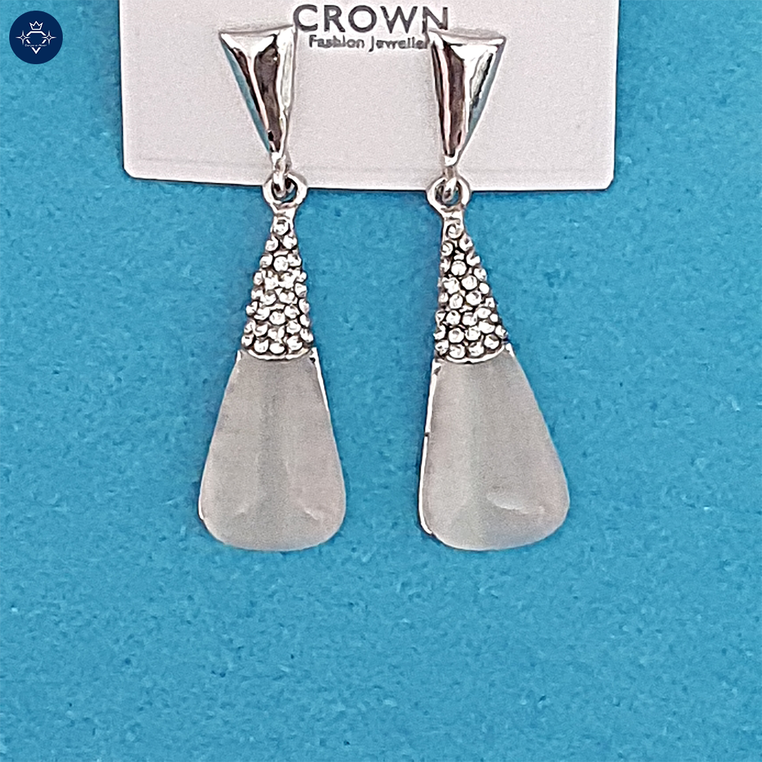 Elegant Silver Drop Earrings