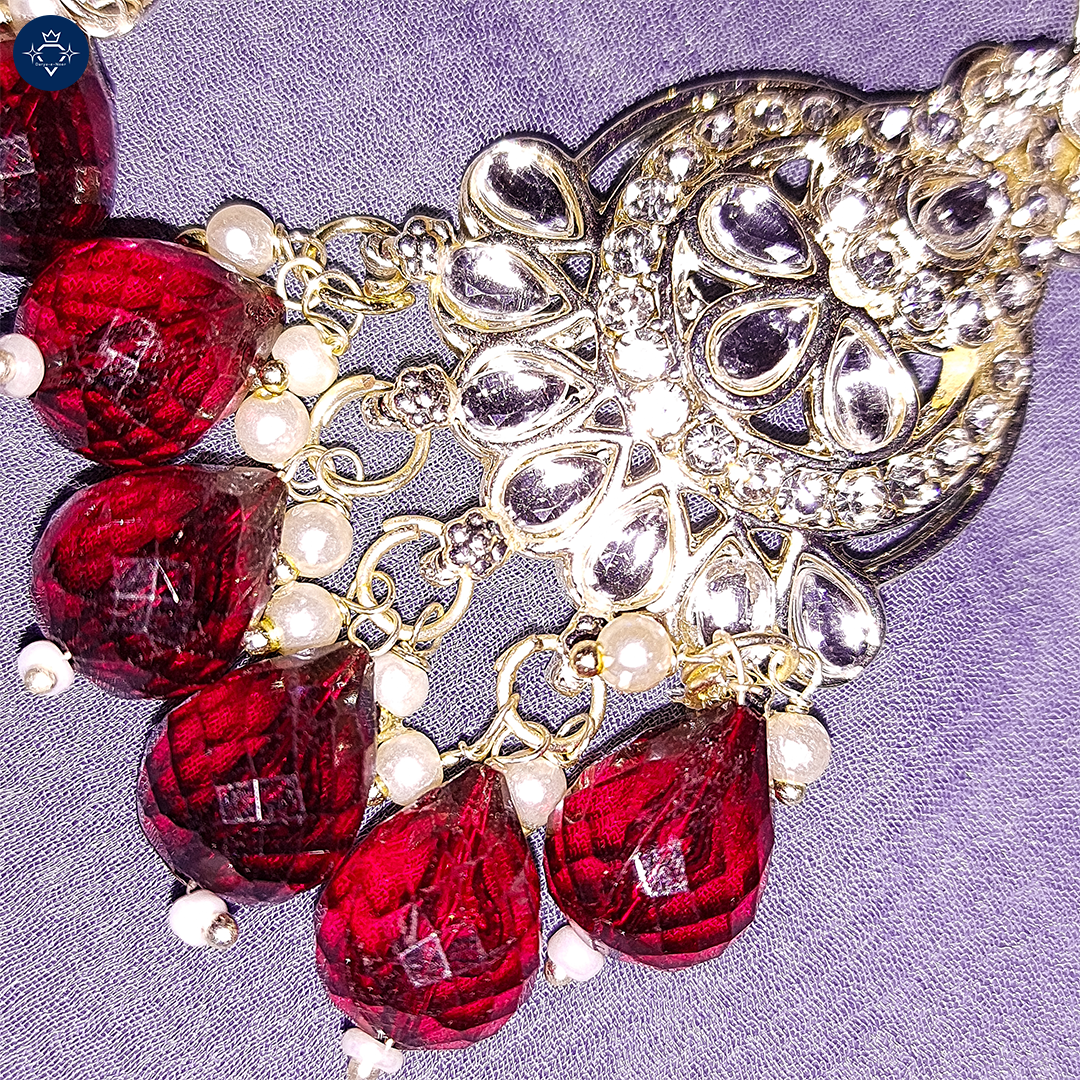 Crimson Queen Statement Earrings