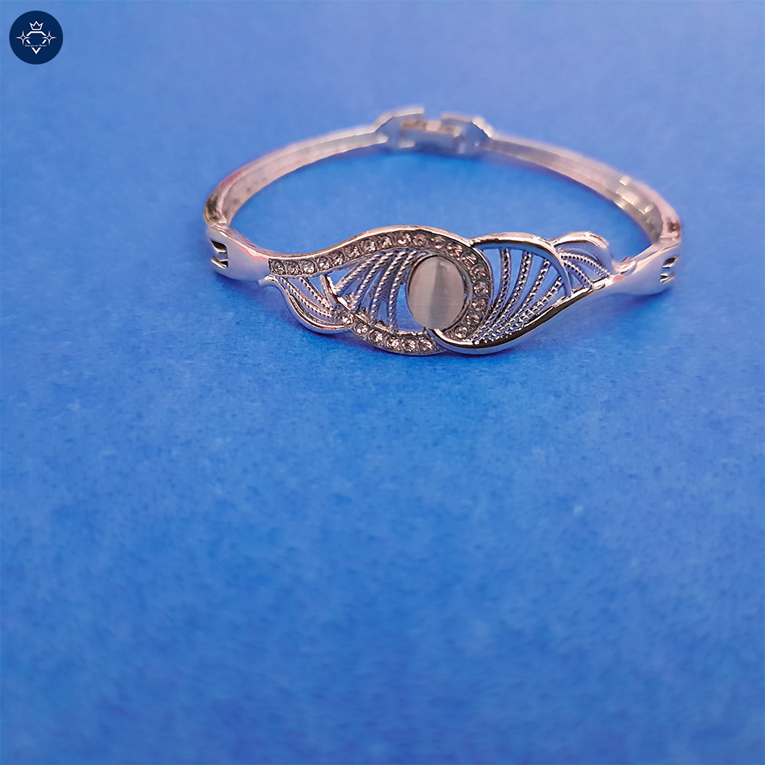 Ethereal Elegance Silver Bracelet