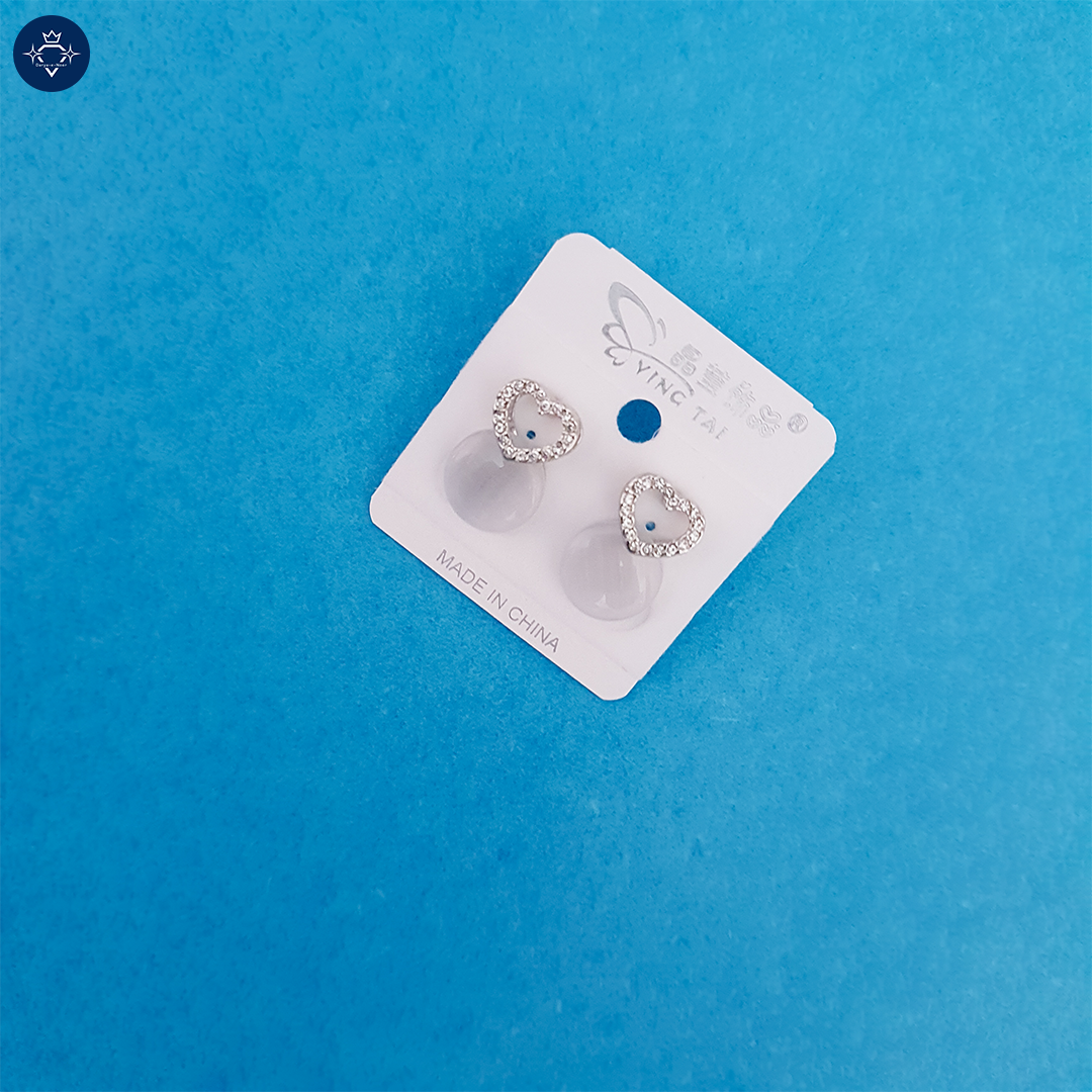 Crystal Heart Elegance Earrings