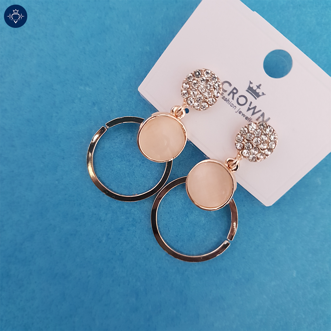 Rose Gold Radiance Hoop Earrings
