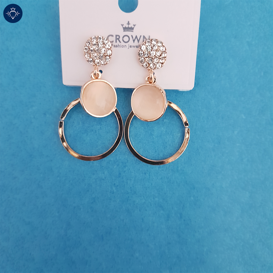 Rose Gold Radiance Hoop Earrings