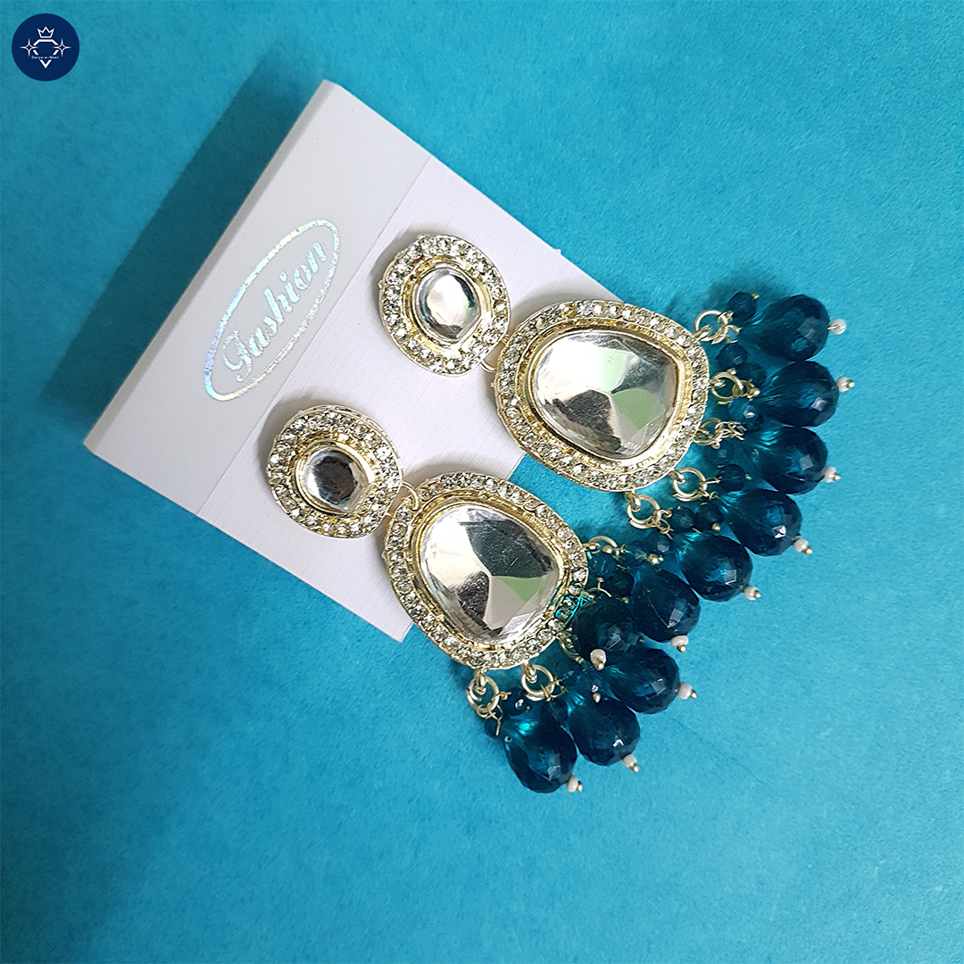 Firoza Royale Kundan Earrings 