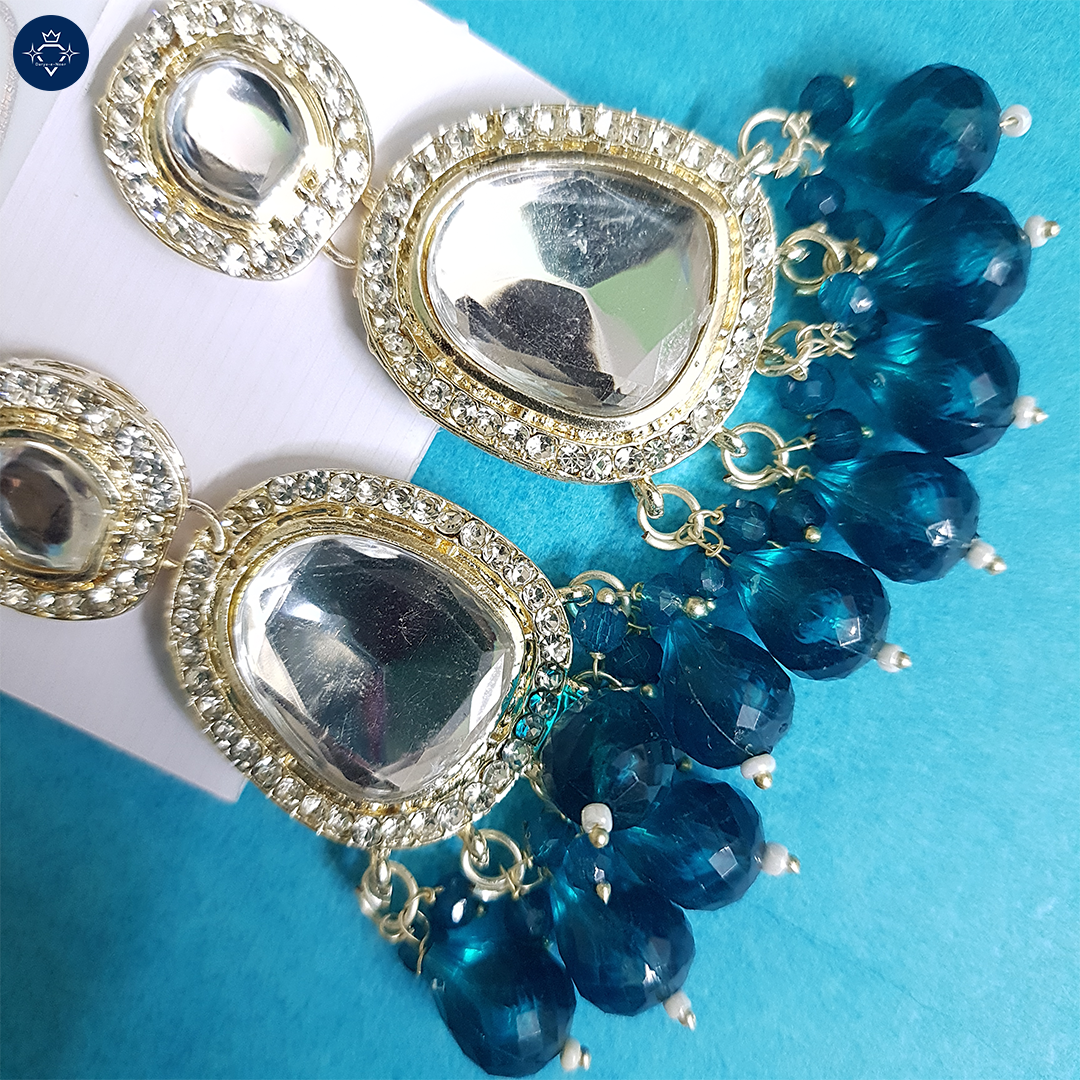 Firoza Royale Kundan Earrings 