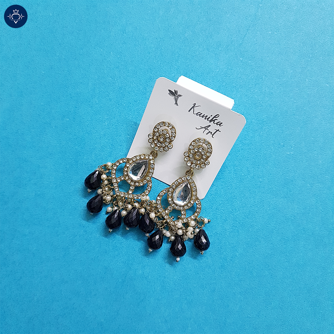 Meghna Kundan Earrings - A Timeless Statement of Royalty 