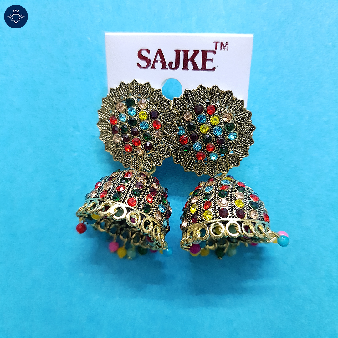 Gulzaar Jhumka – A Burst of Colors & Tradition!