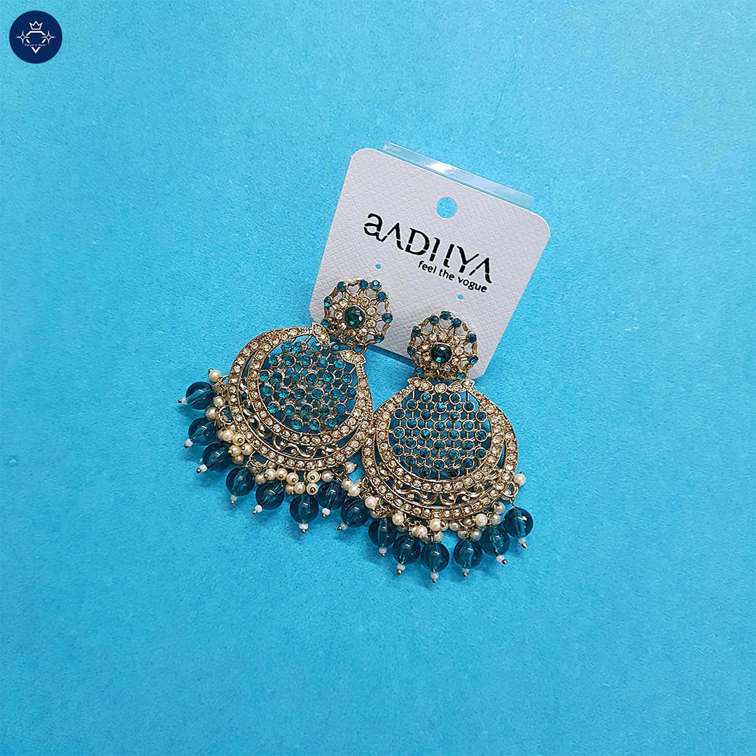 Mahtab-e-Firoza Earrings