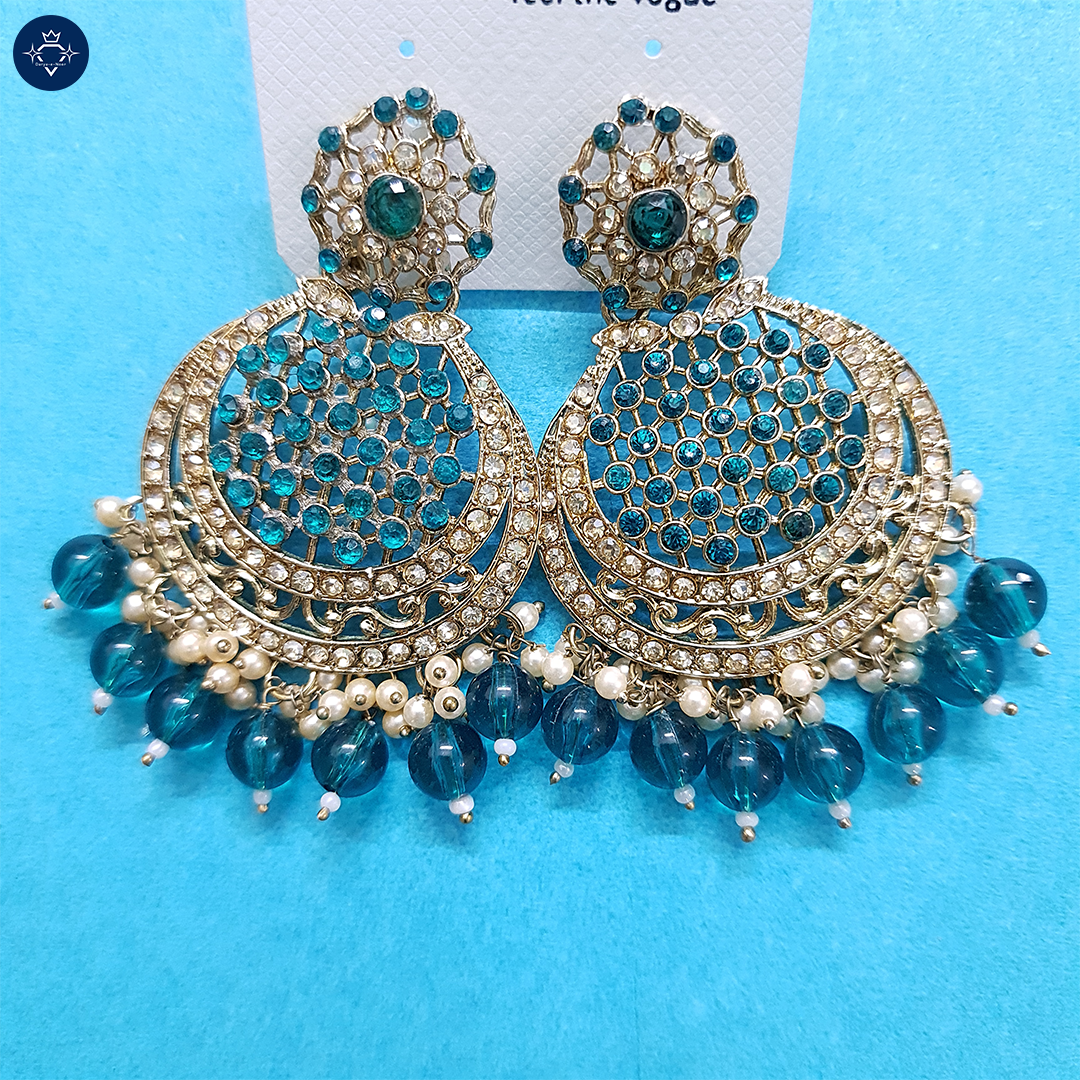 Mahtab-e-Firoza Earrings