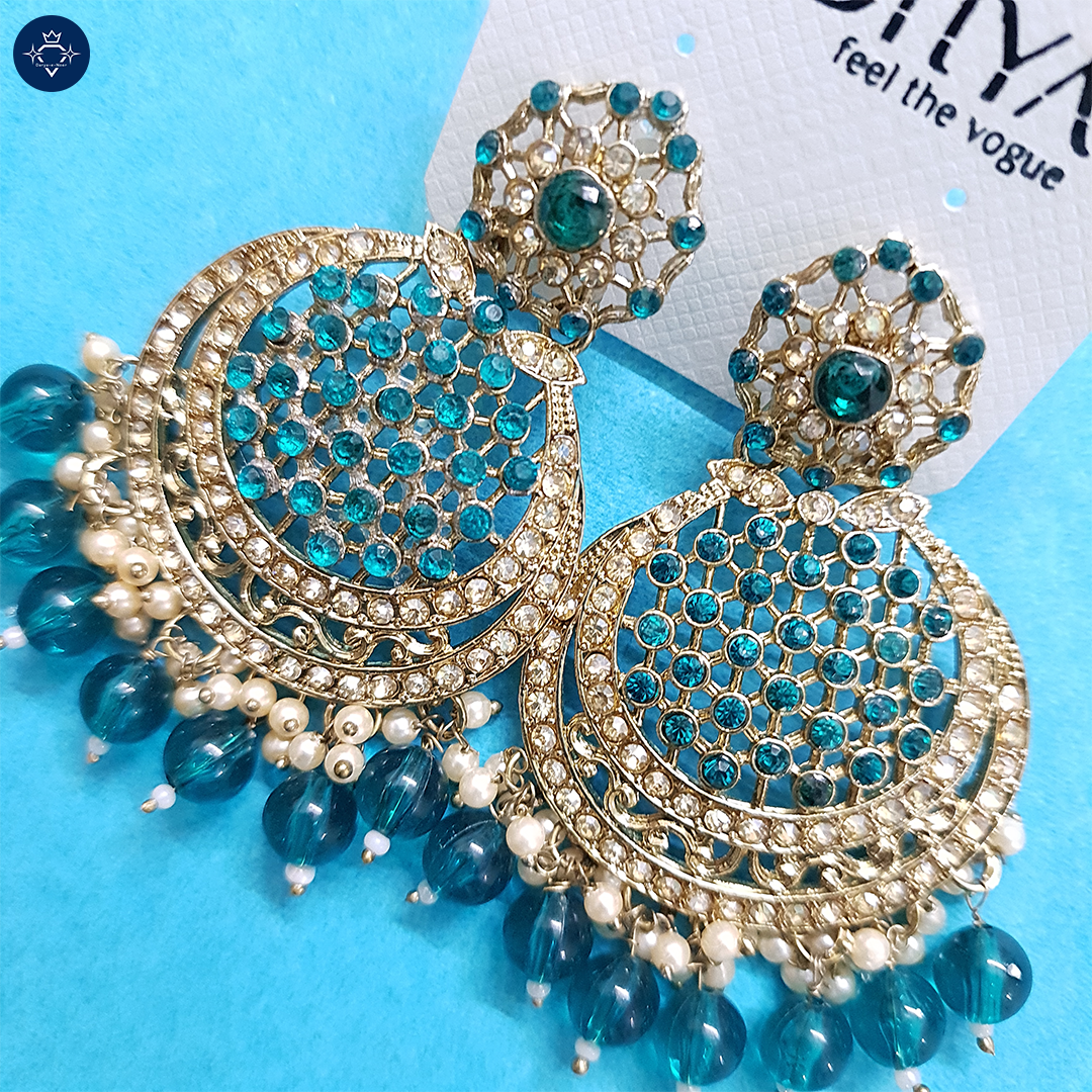 Mahtab-e-Firoza Earrings