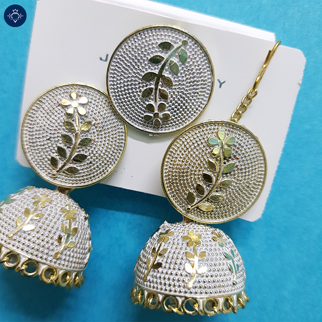 Simroz Earrings & Maangtikka Set