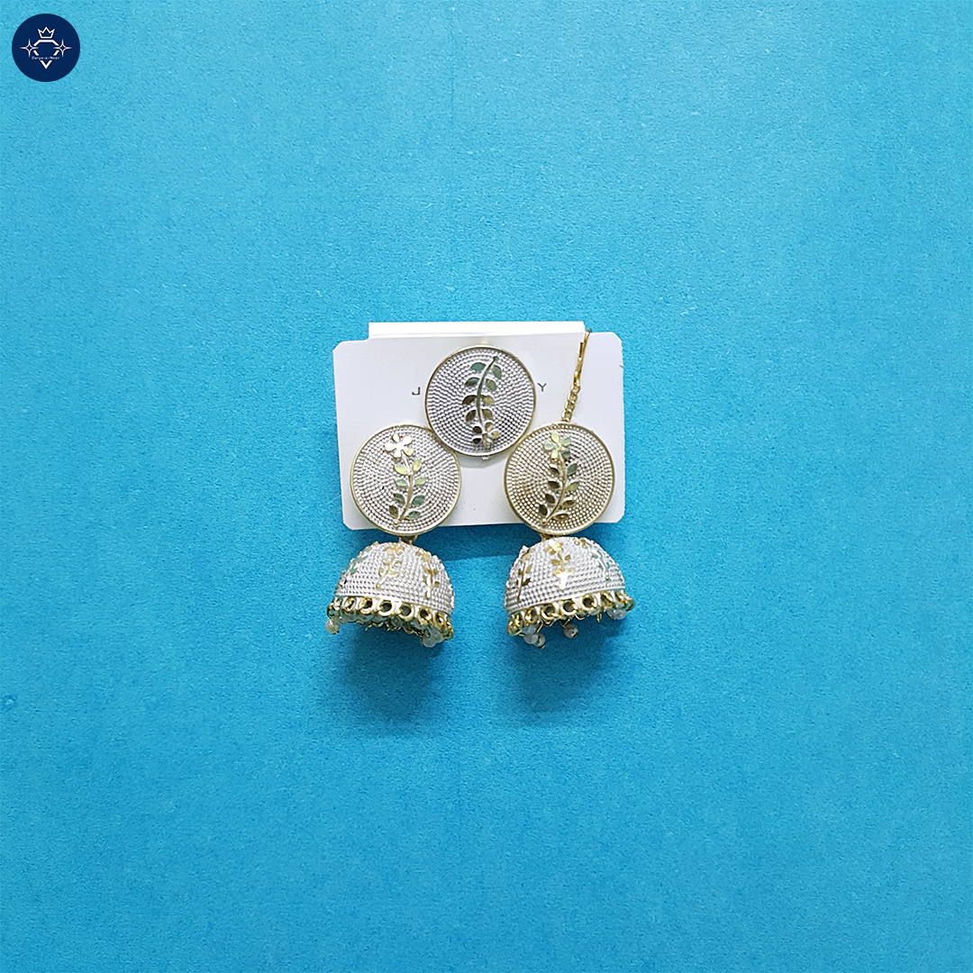 Simroz Earrings & Maangtikka Set