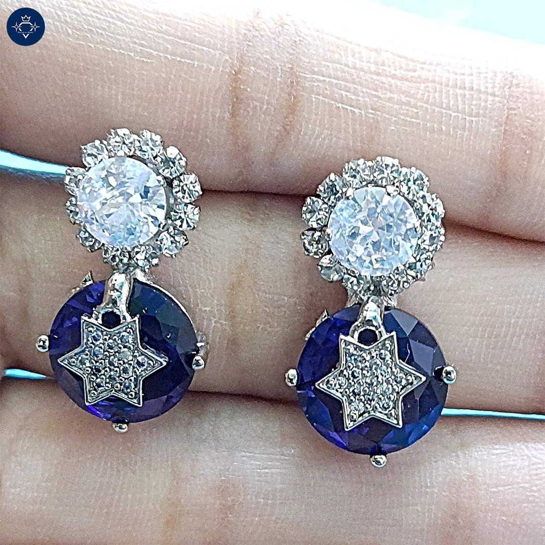 Celestial Starburst Stud Earrings