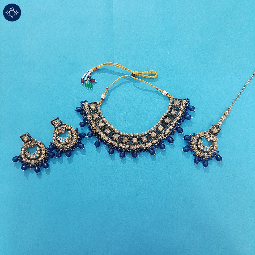 Neelamani Necklace Set 