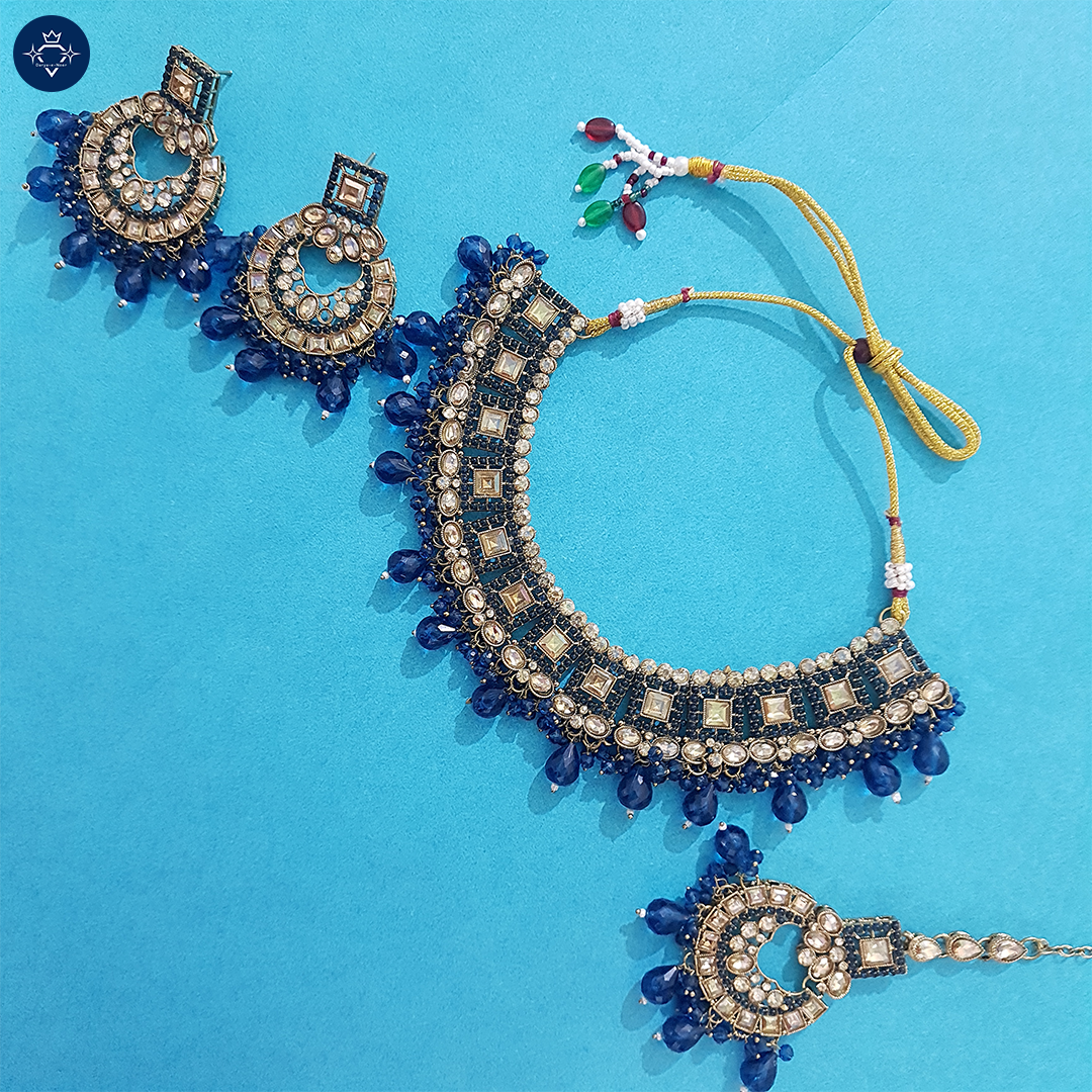 Neelamani Necklace Set 
