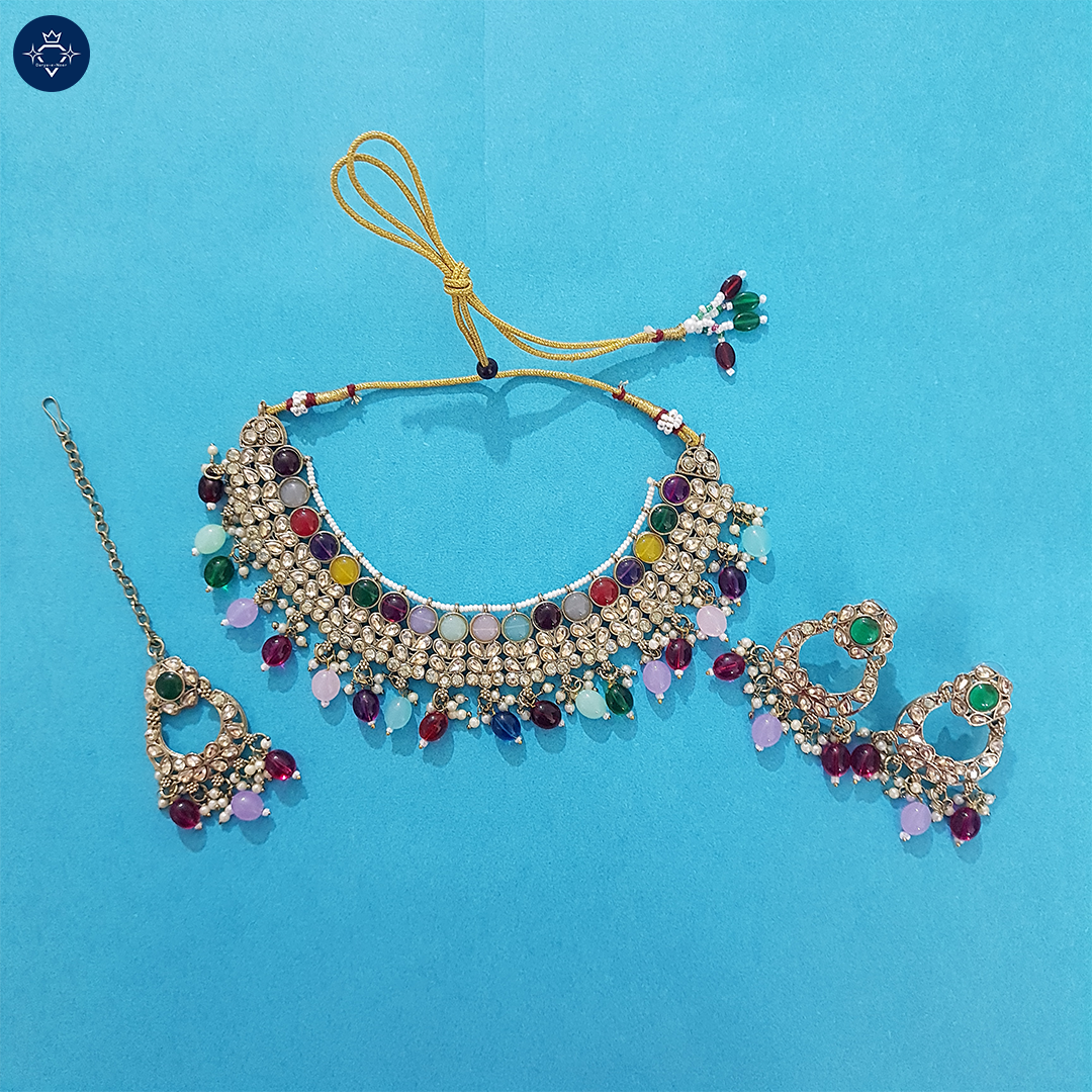 Rang-e-Bahaar Necklace Set 