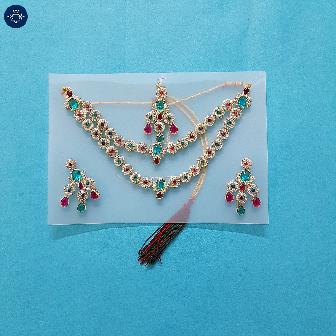 Rangin Alwan Necklace Set