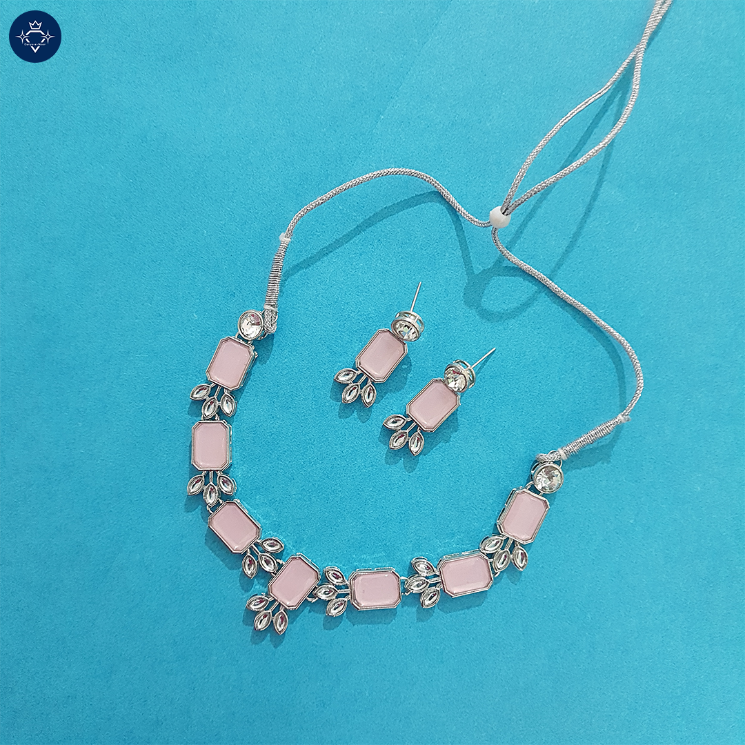Rose Quartz Reverie Necklace Set