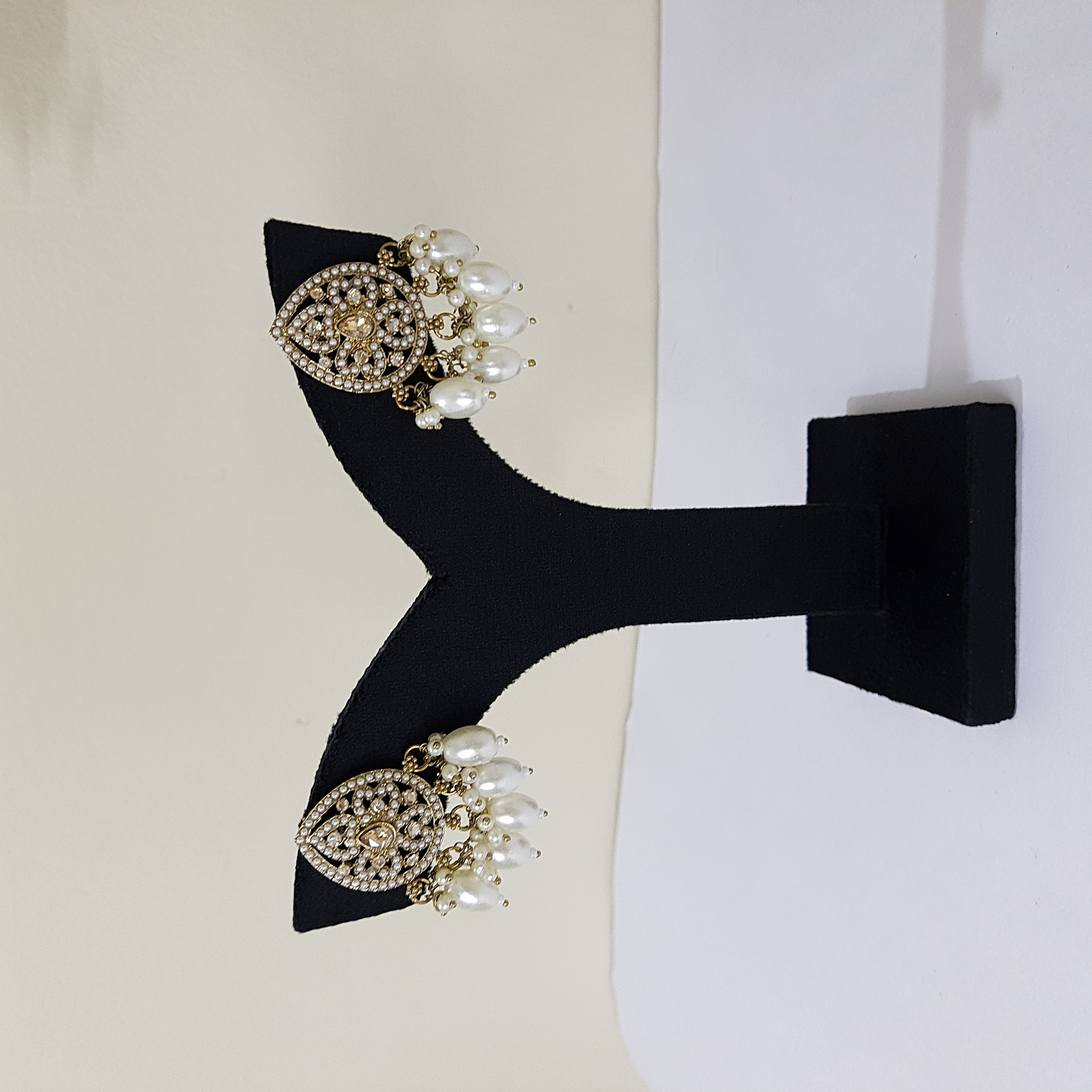Moti Mantra Golden Studs | Moti Mantra Collection