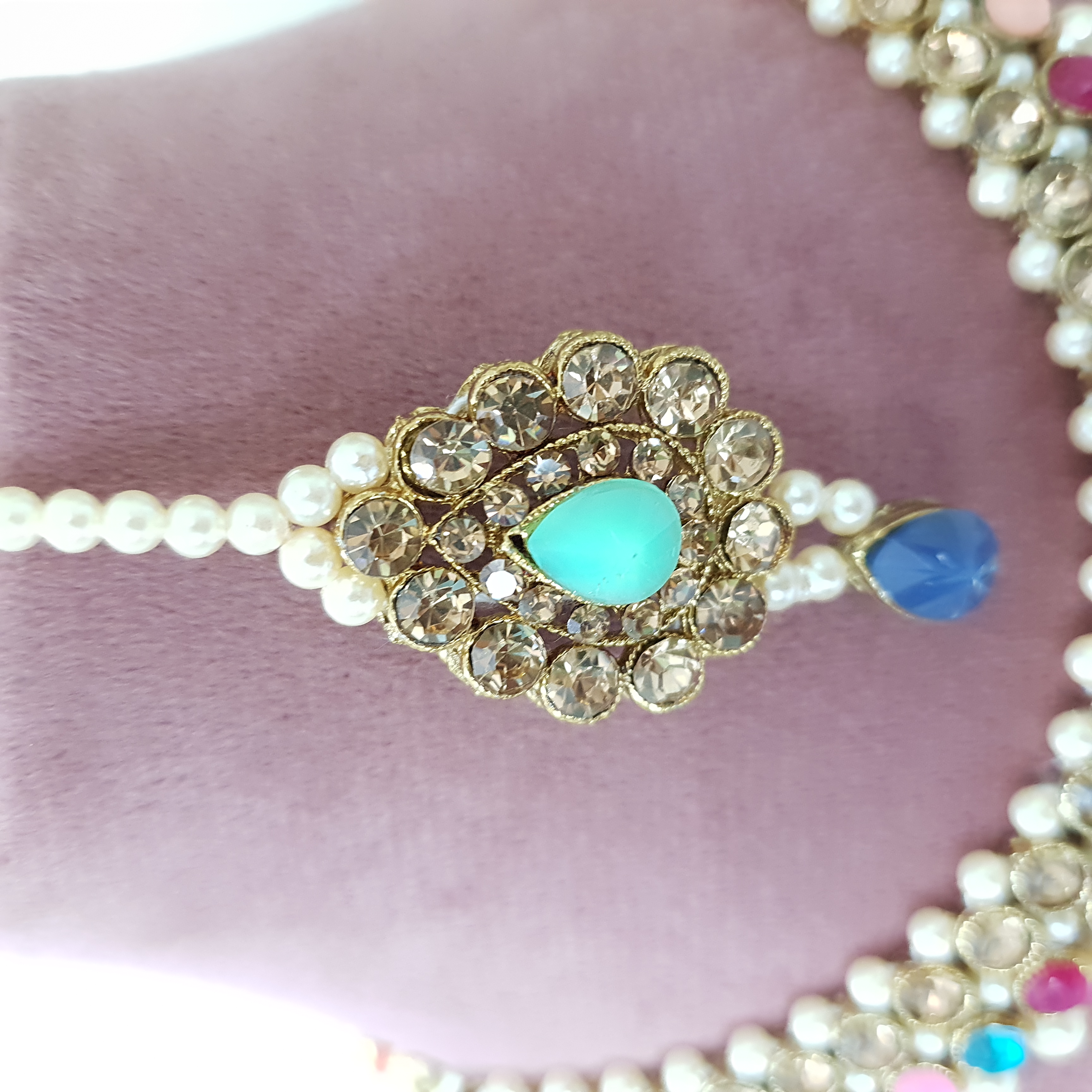 Madhuranga – Pastel Pearl Necklace Set | Rang Raagini Collection