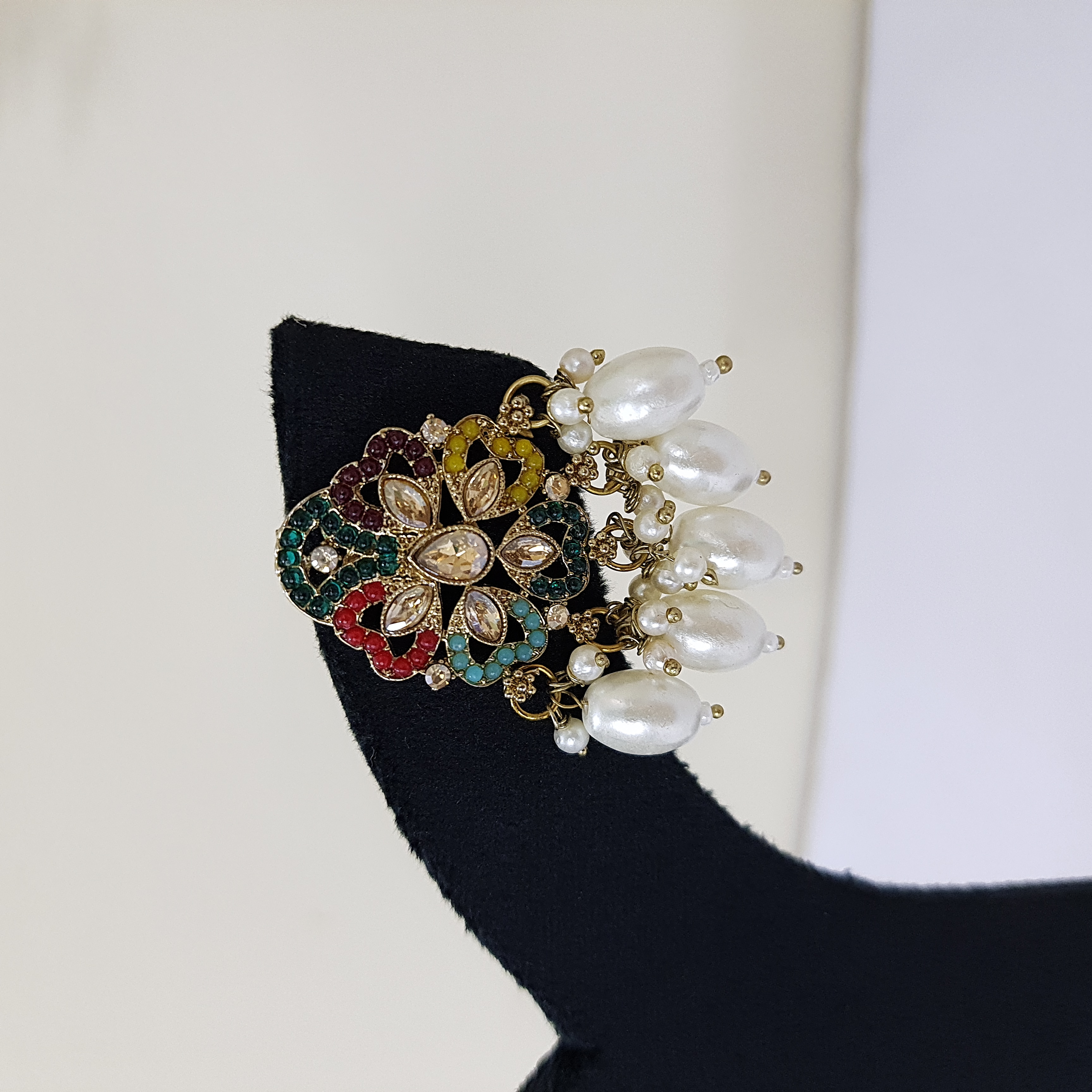 Rangmeera Studs – Colorful Pearl Drop Earrings | Rang Raagini Collection