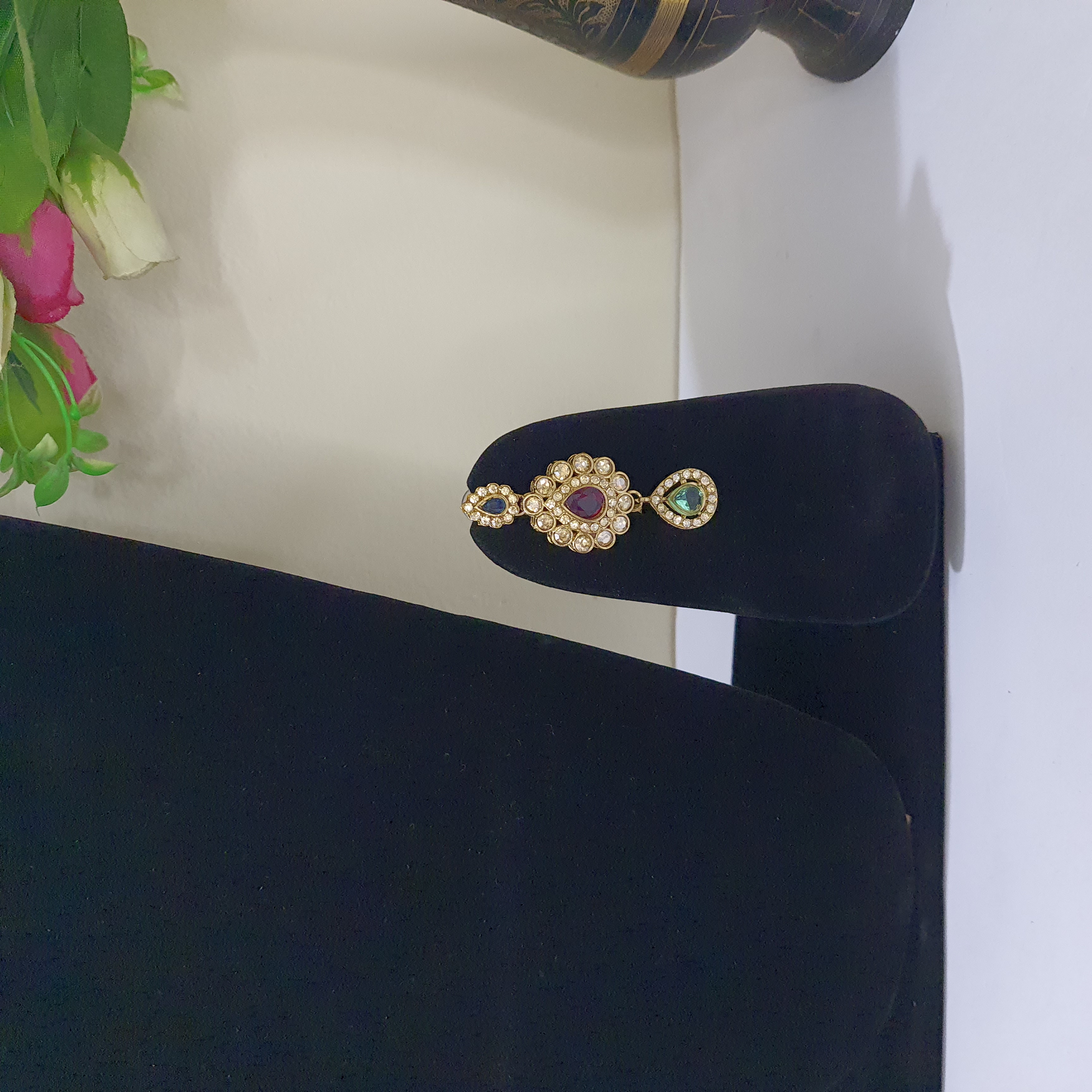 Rangreza Necklace Set – Pastel Kundan Layers | Rang Raagini Collection