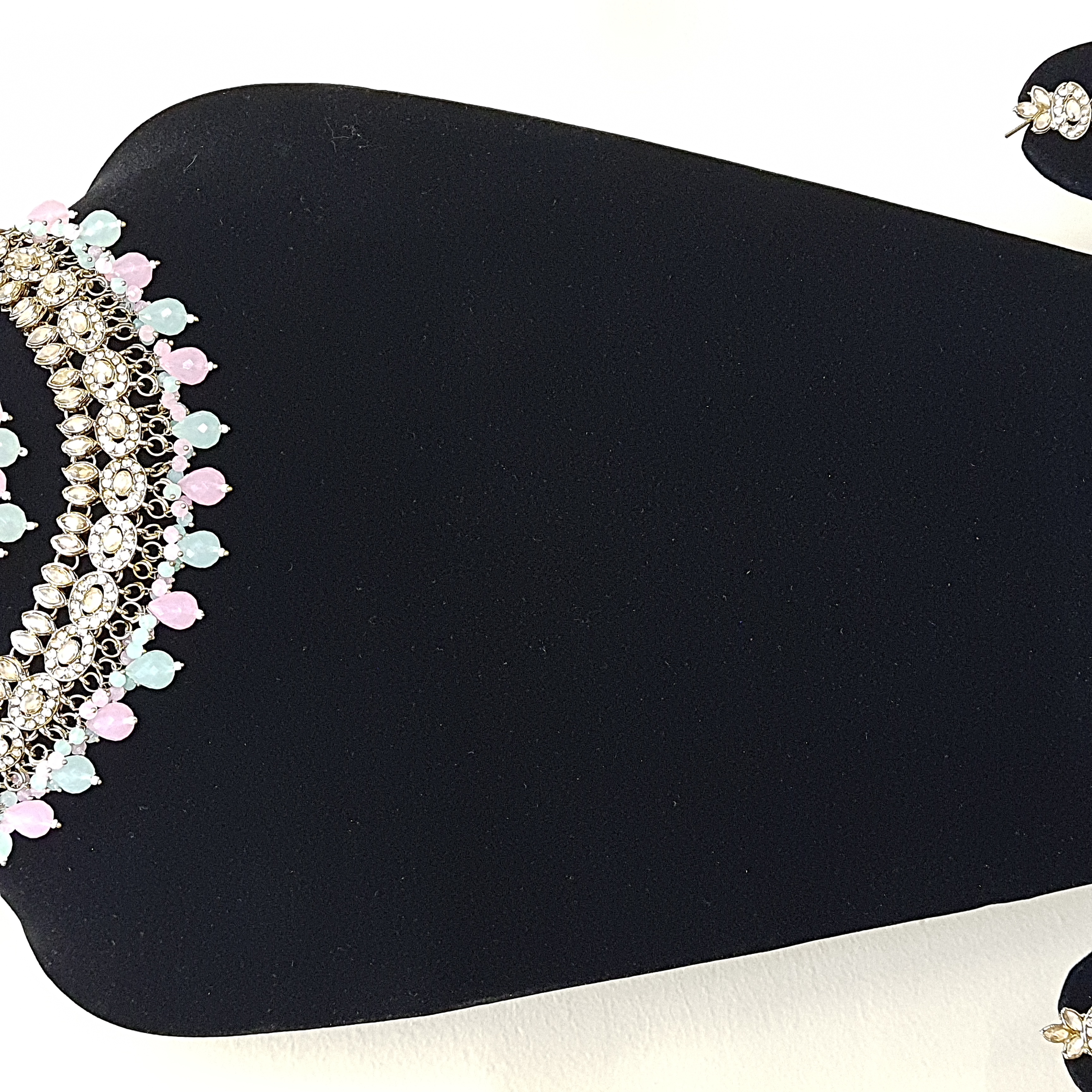 Varnika Necklace Set – Pastel Kundan Floral Set | Rang Raagini Collection