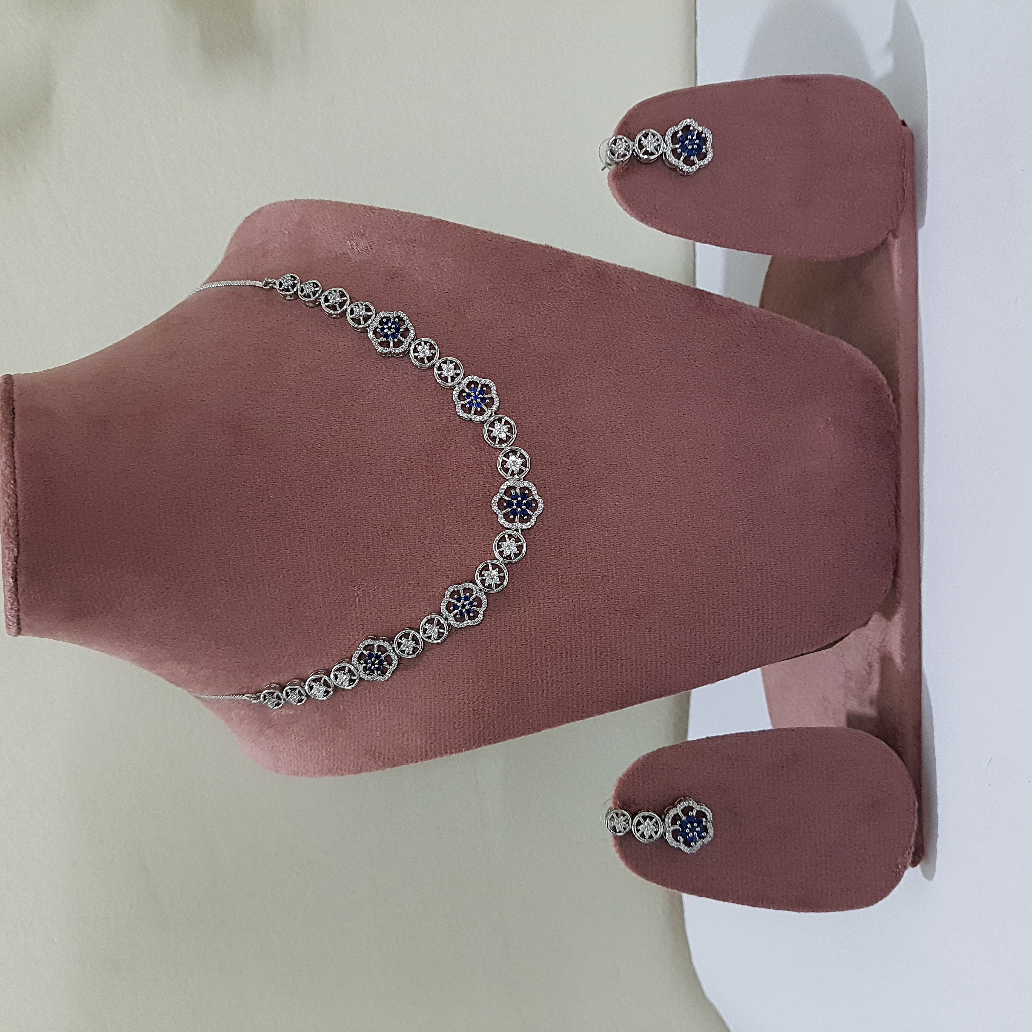 Midnight Blooms Jewellery Set | Diamond Diaries Collection