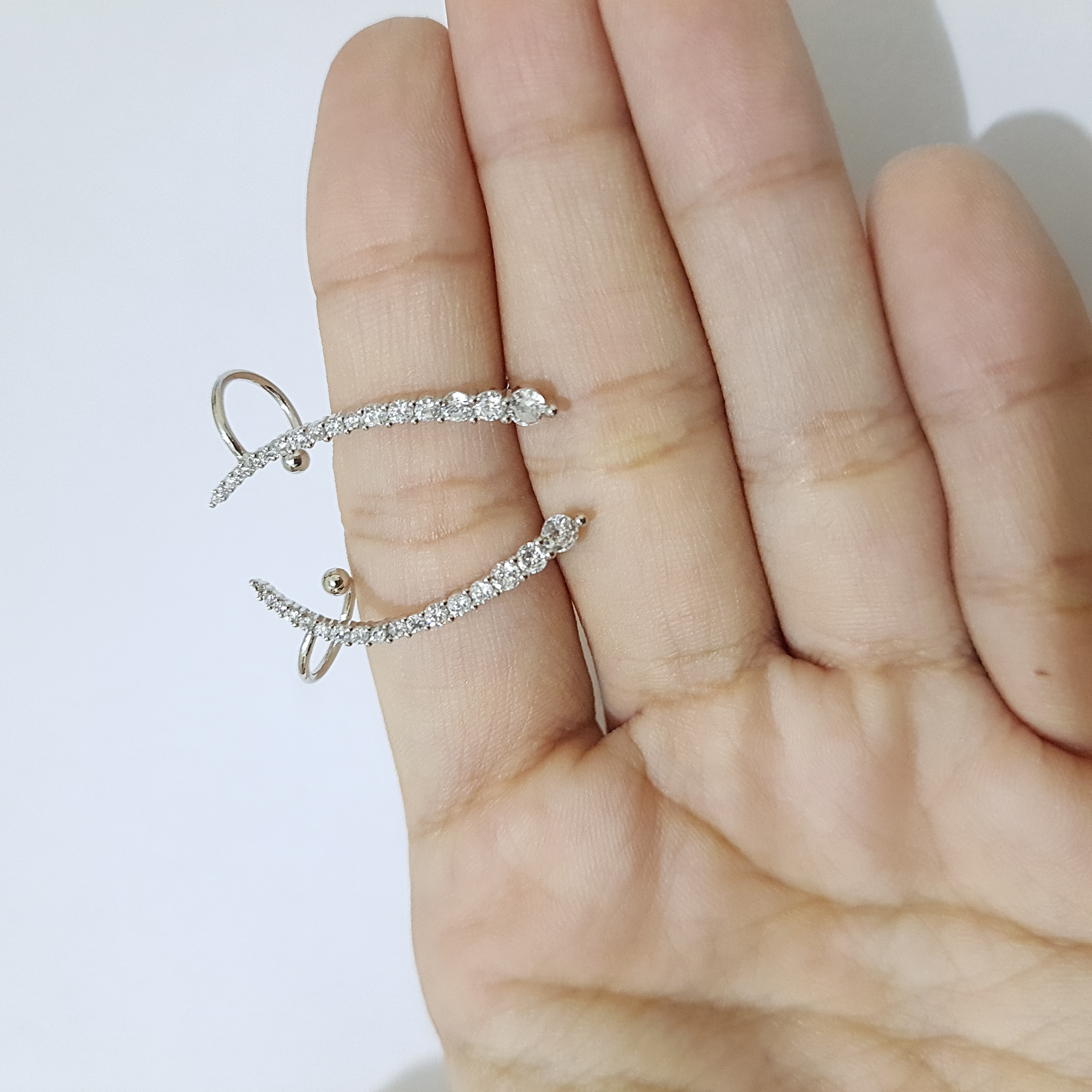  Luna Arc Ear Climbers | Daily Dose Collection