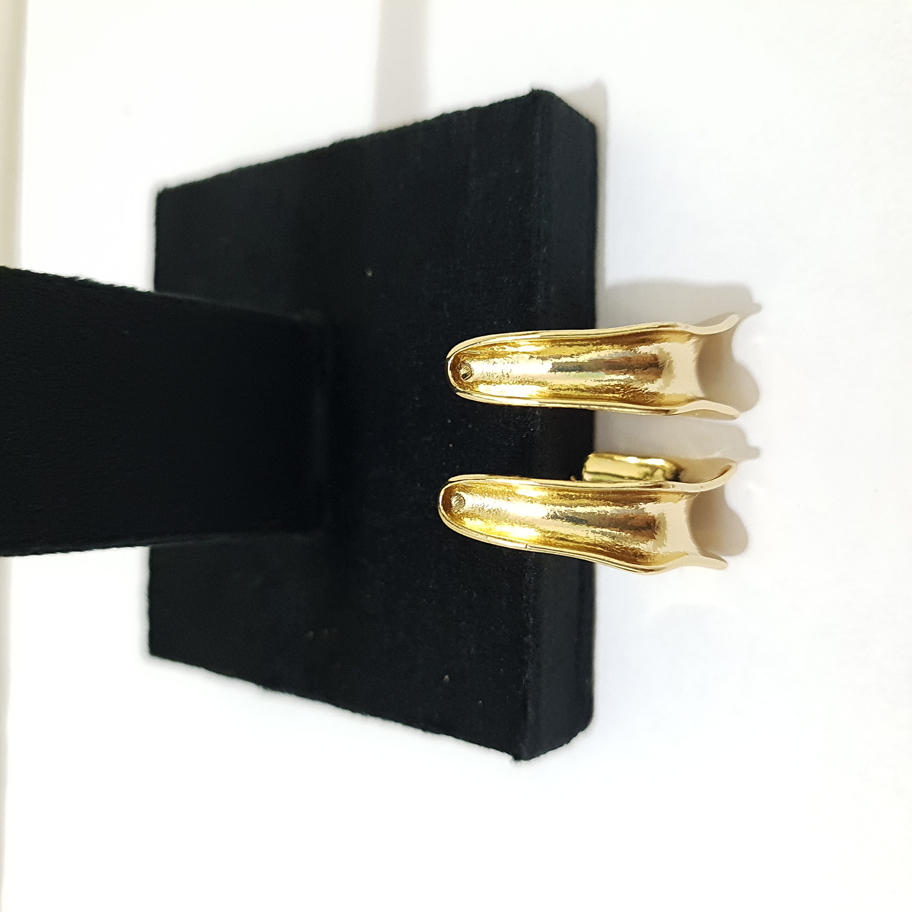 Golden Flow Hoops Stud Earrings | Daily Dose Collection