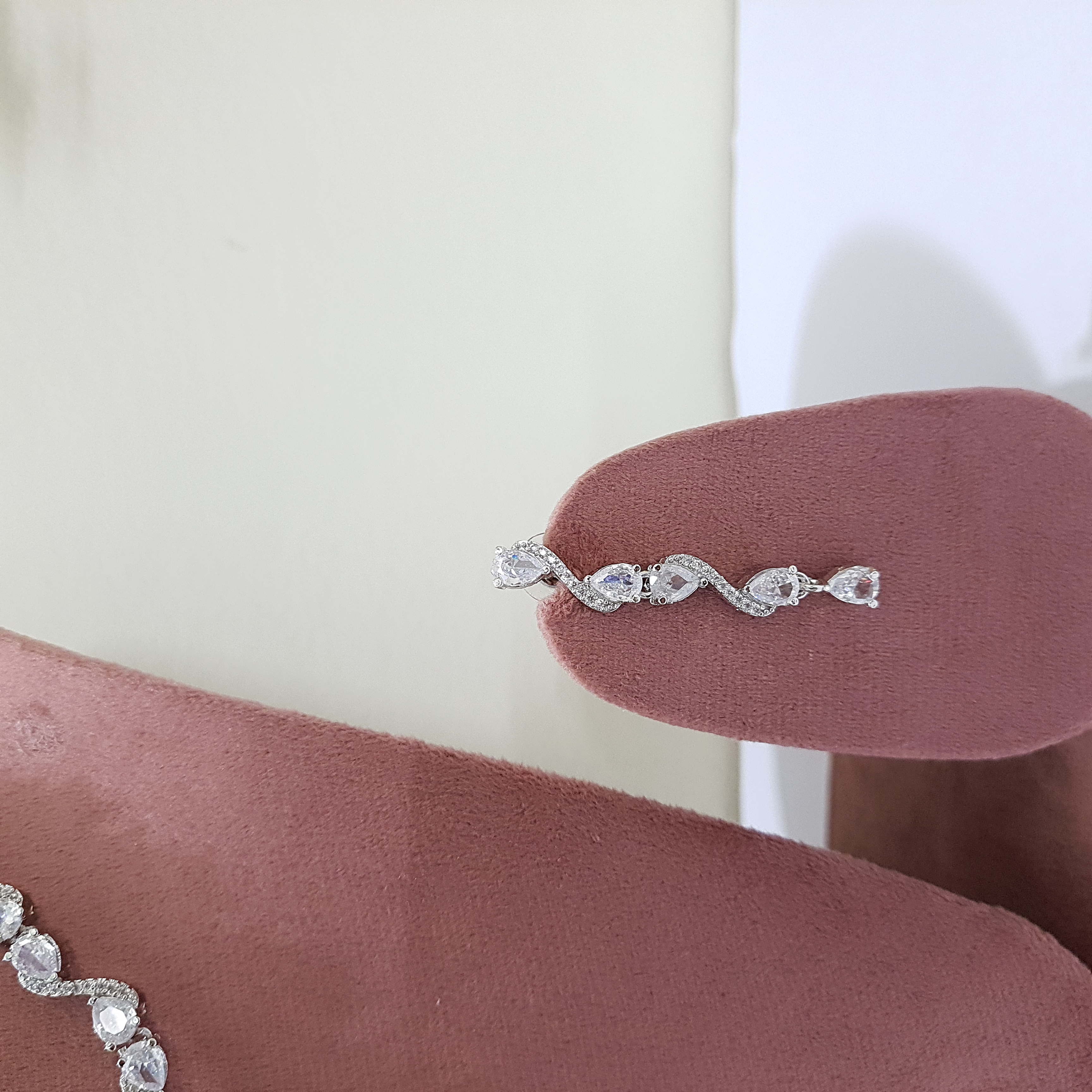 Twilight Vines AD Jewellery Set | Diamond Diaries Collection