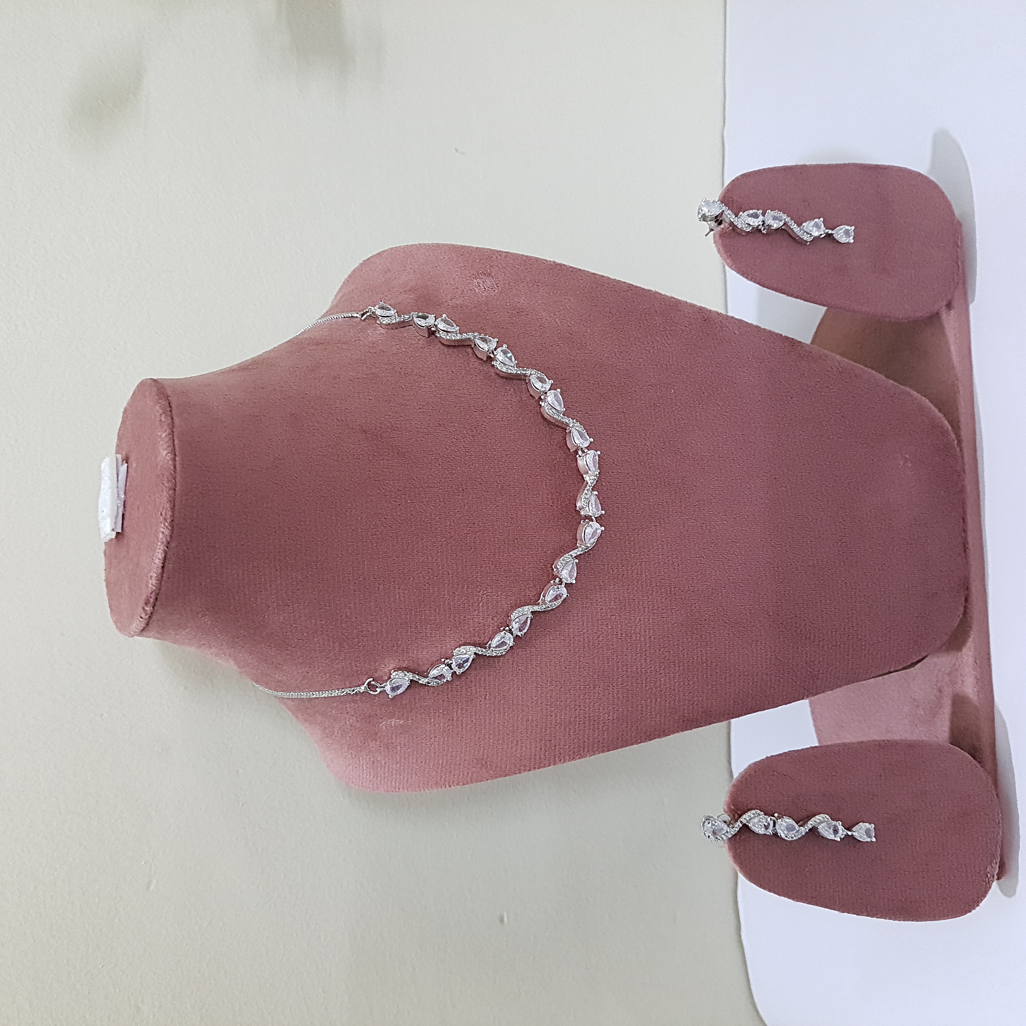 Twilight Vines AD Jewellery Set | Diamond Diaries Collection