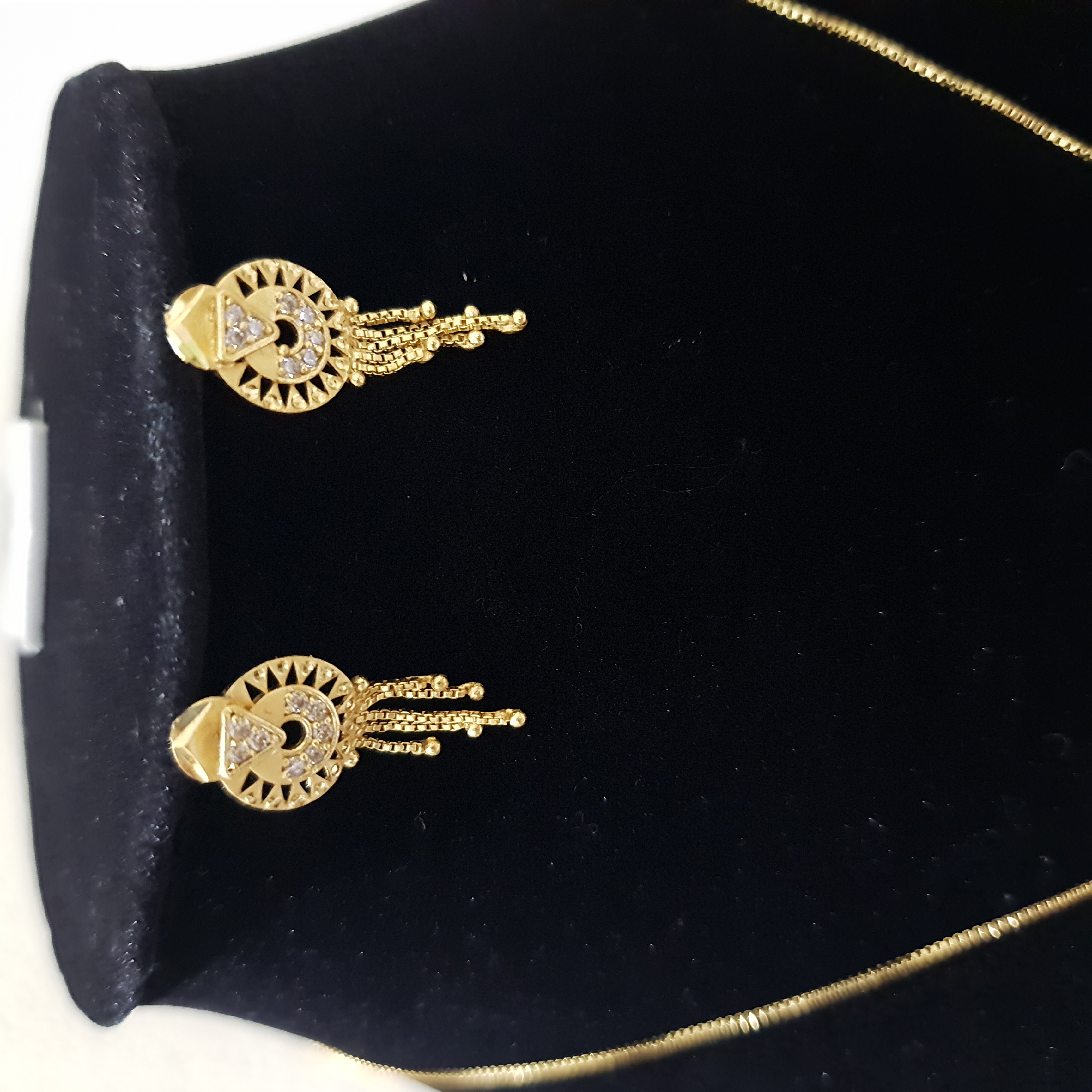  Surya Rekha Necklace & Earring Set | Swarna Kala Collection