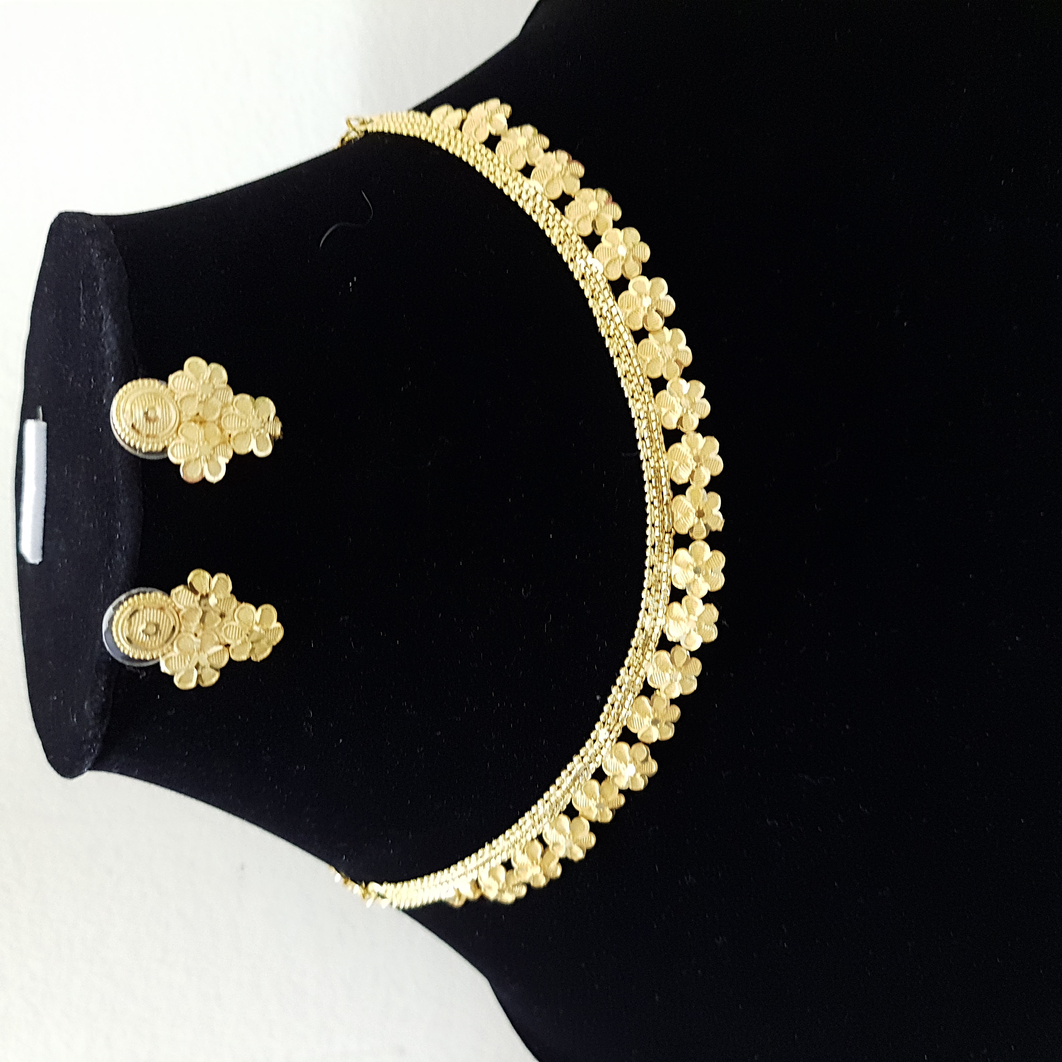 Pushpa Valli Necklace & Earring Set | Swarna Kala Collection