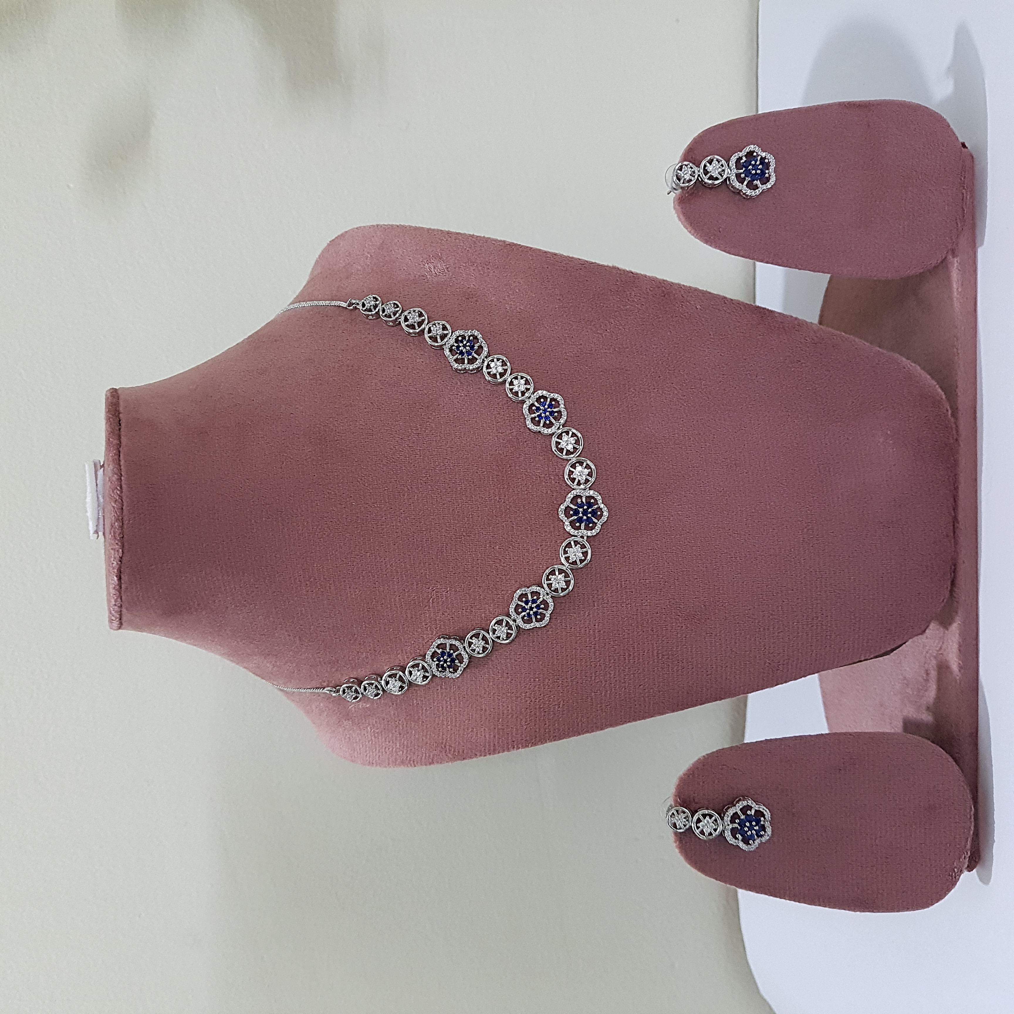 Midnight Blooms Jewellery Set | Diamond Diaries Collection