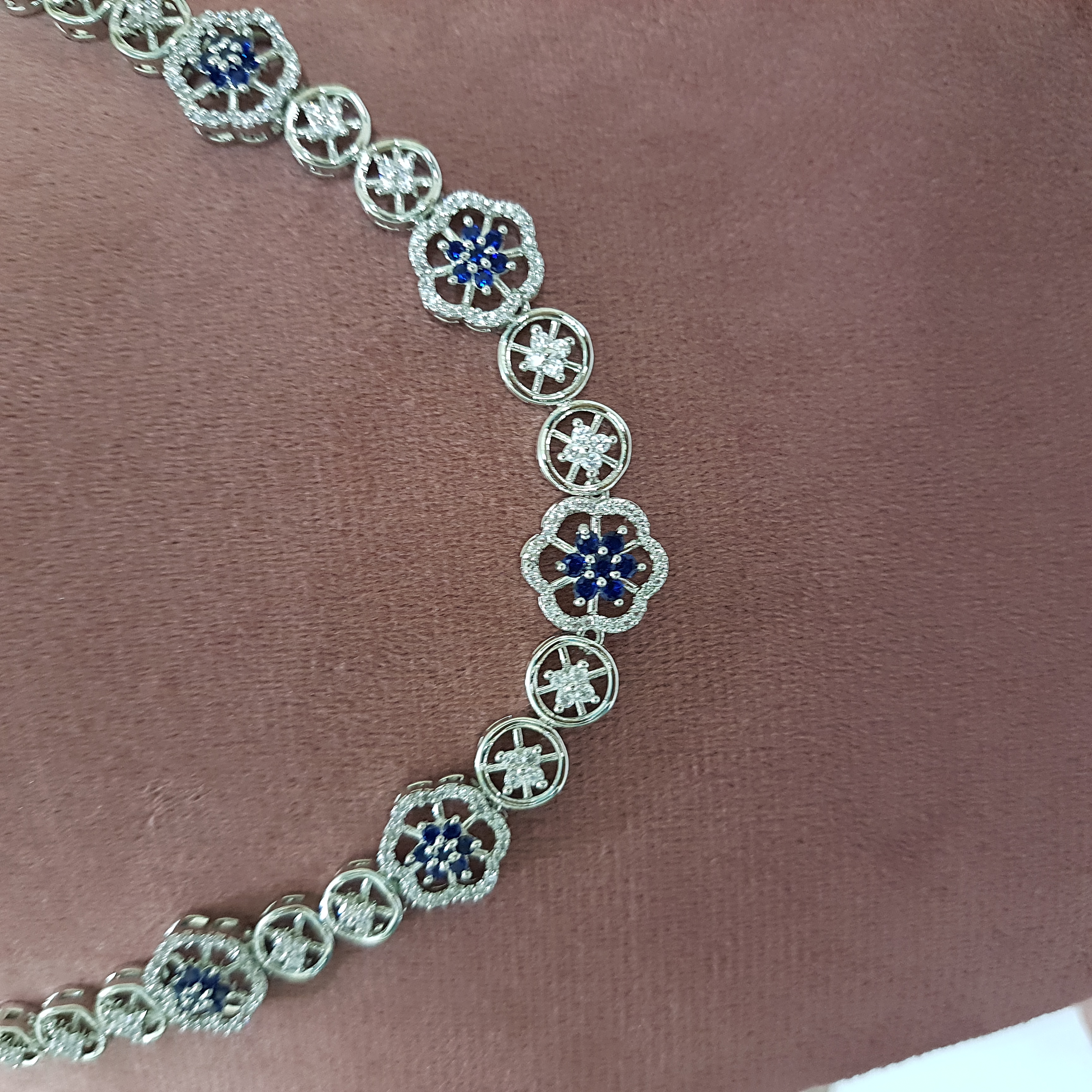 Midnight Blooms Jewellery Set | Diamond Diaries Collection