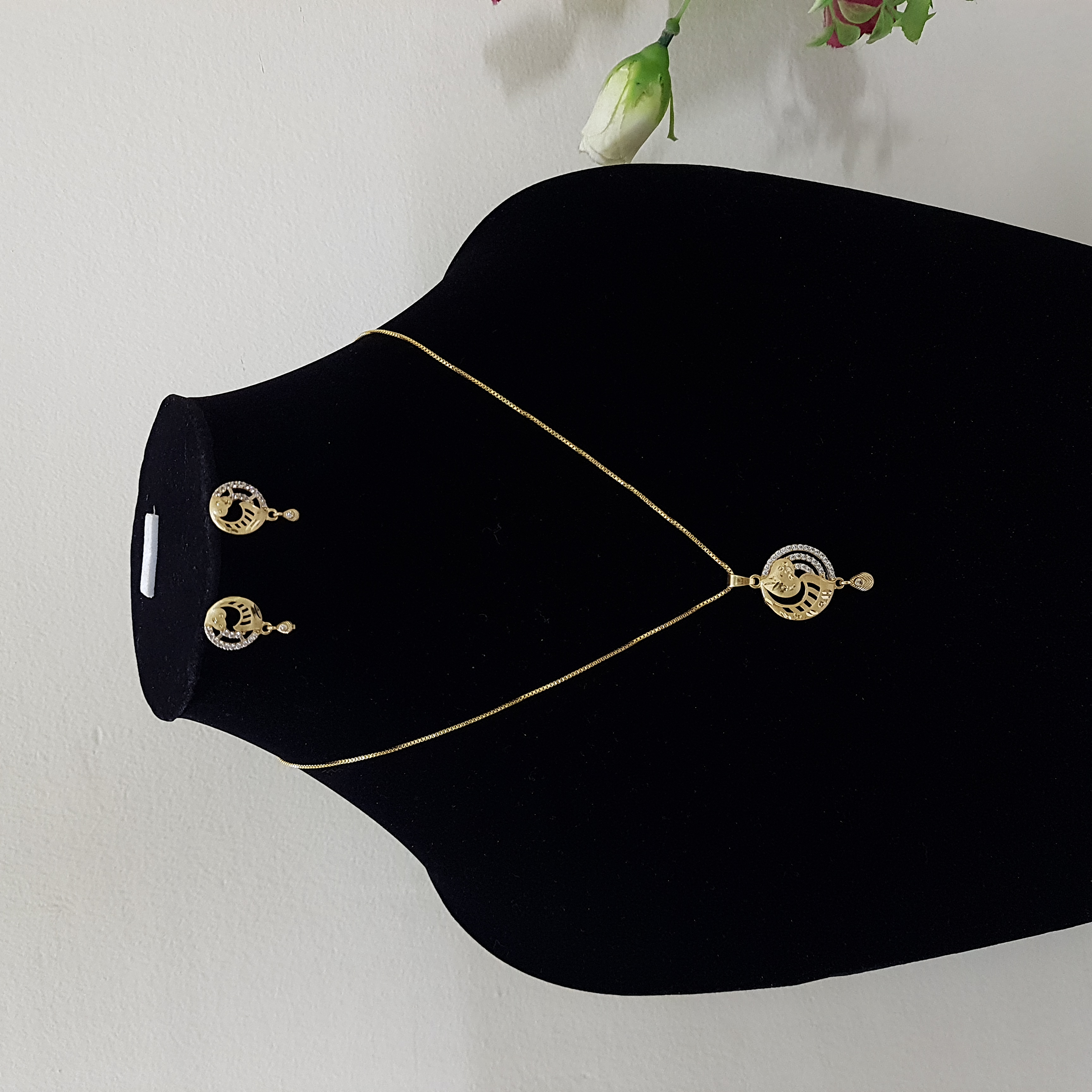 Sone Patra Necklace & Earring Set | Swarna Kala Collection