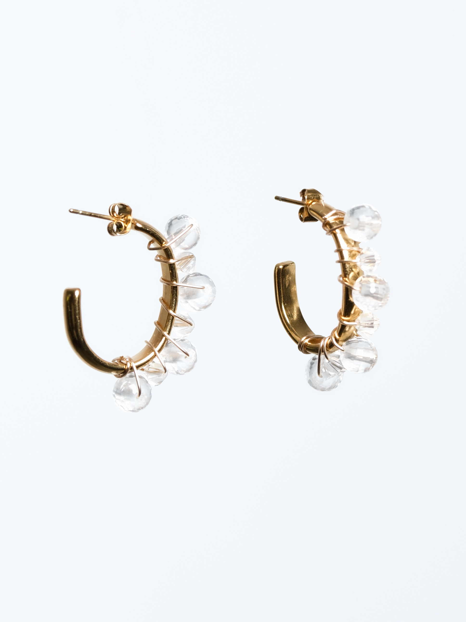 Paire de boucles Clear