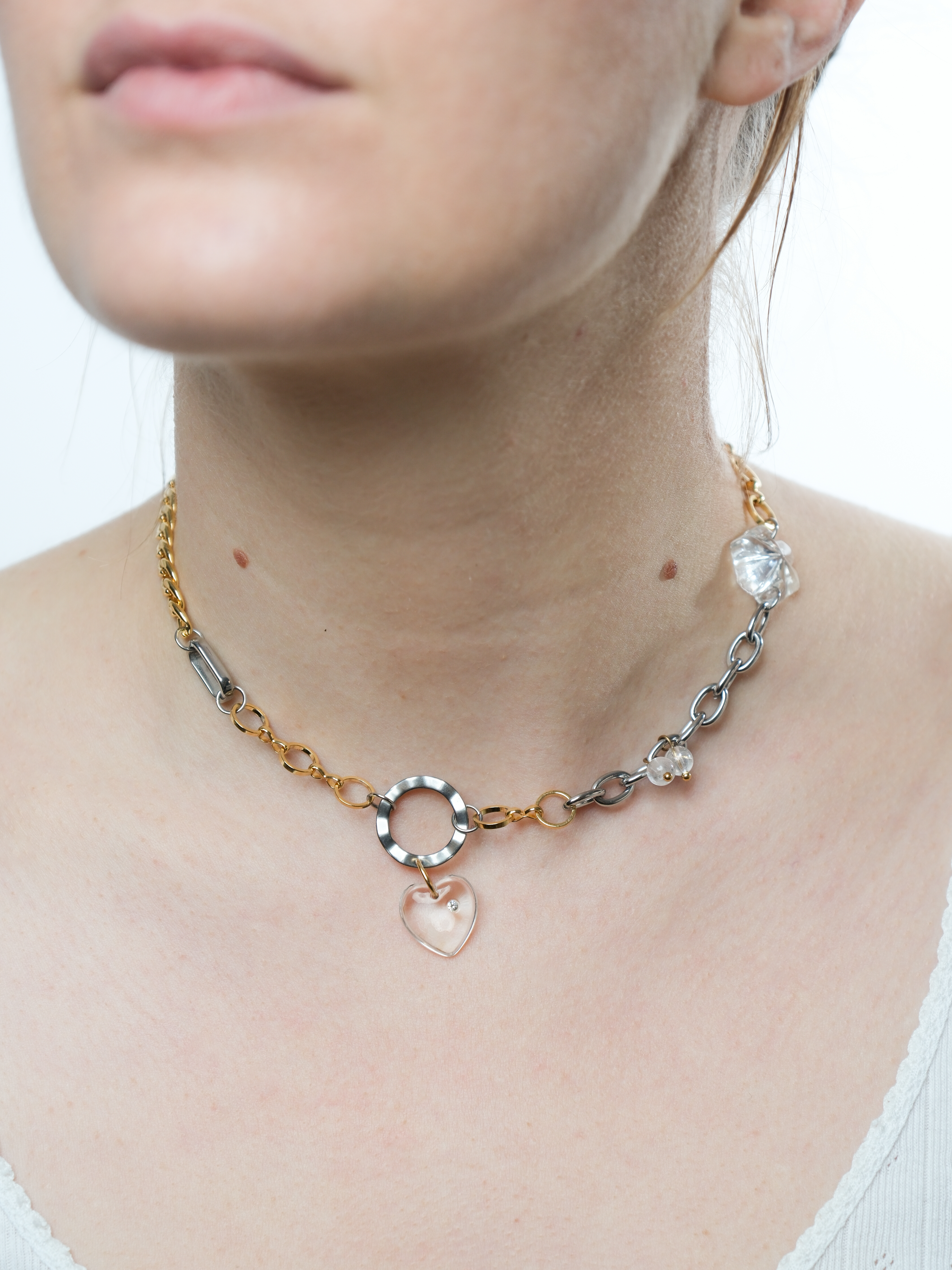 Collier Heart of glass