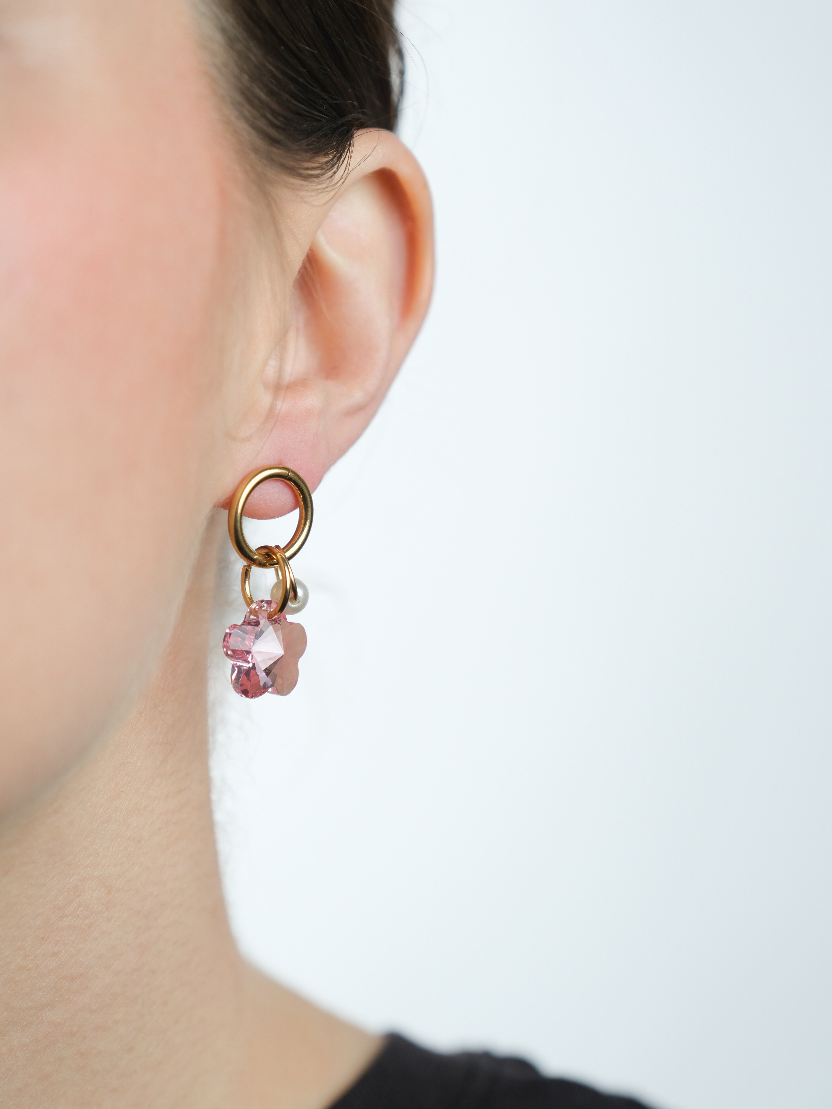Paire de boucles Pink Spring