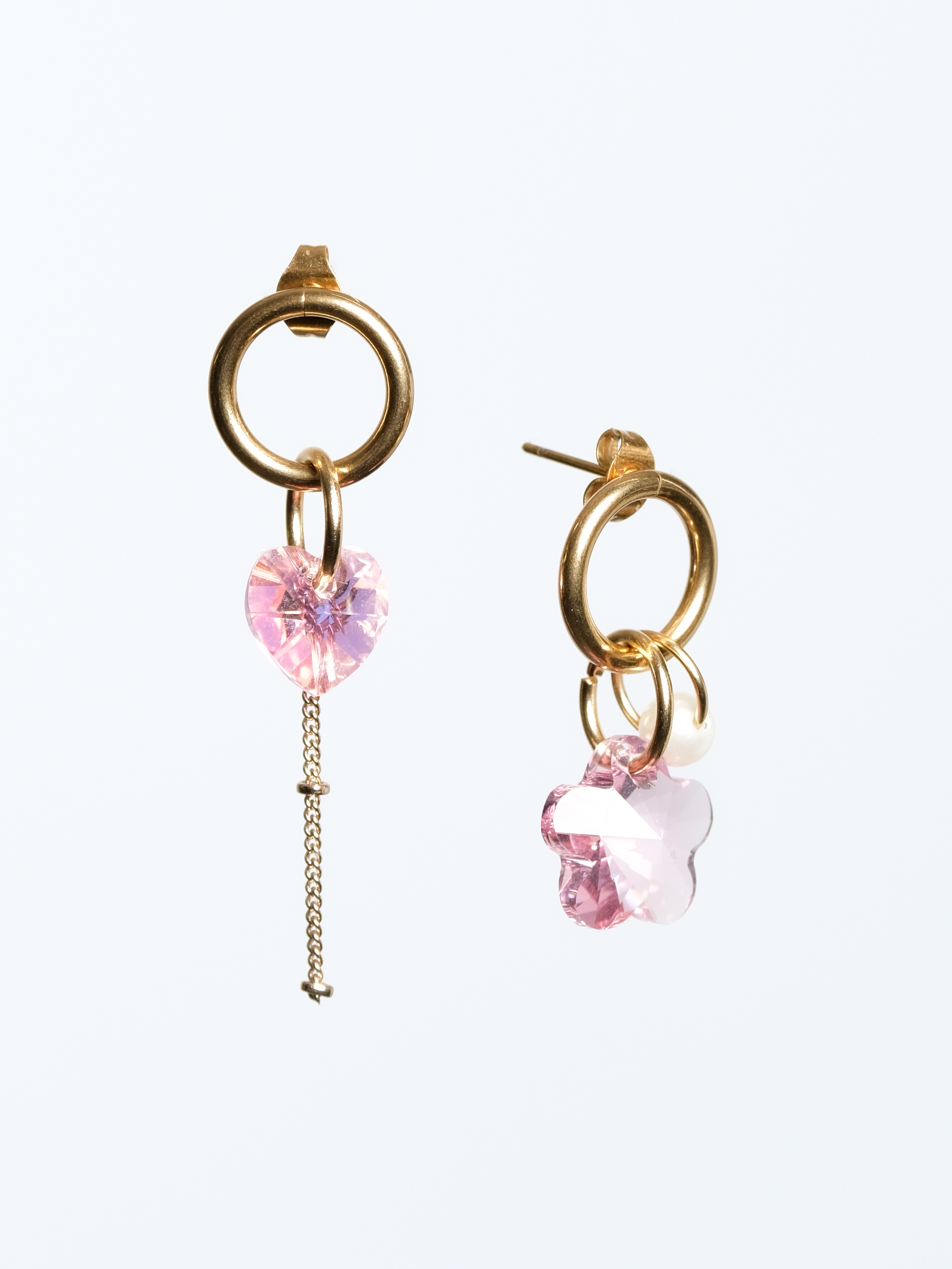 Paire de boucles Pink Spring