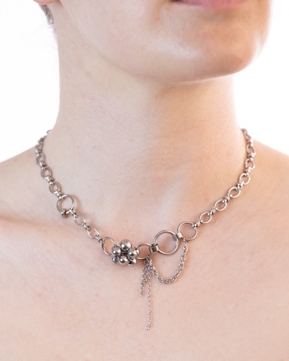 Collier Silver berries