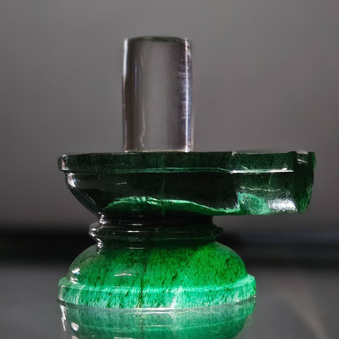 Jade Quartz Shiva Lingam