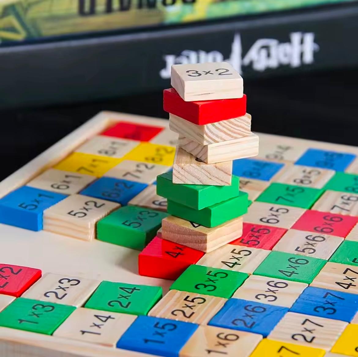 Montessori Wooden Math Multiplication Table