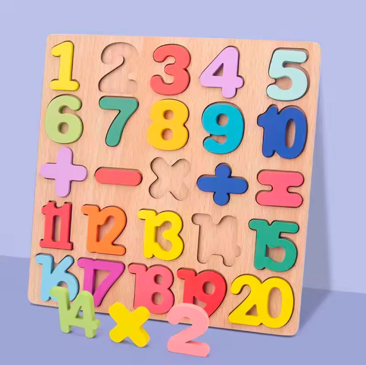 Kids Montessori 3D learning puzzle - Numbers (1,2,3)